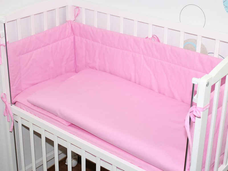 Primawela Beistellbett Baby Bettwäsche für Beistellbett mit Nestchen Spannbettlaken 6 teilig