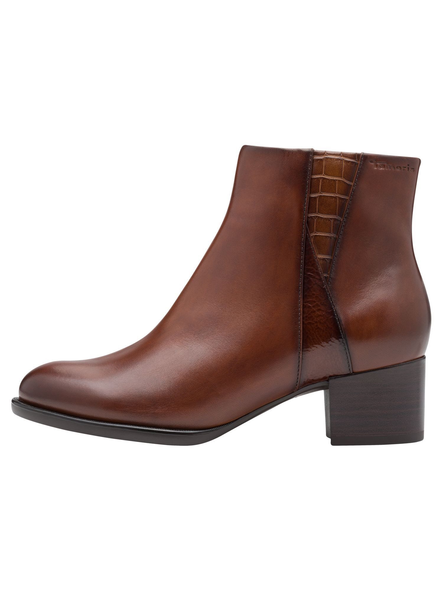Tamaris ANTIslide, COMFORT-Lining, TOUCH-IT aus Leder Stiefelette ANTIslide