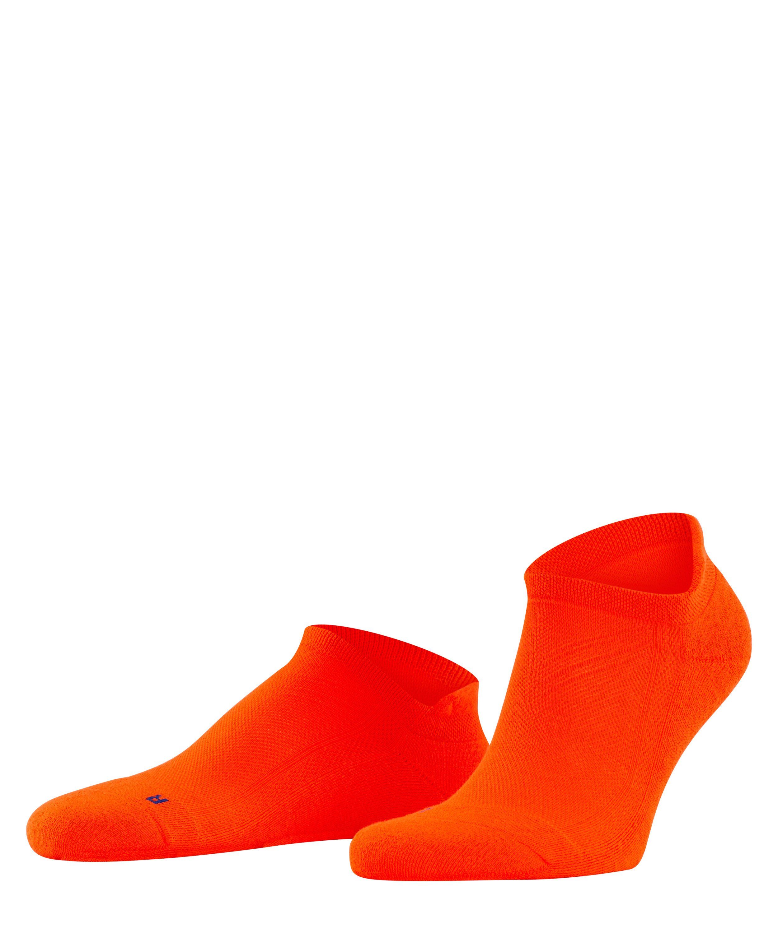 Sneakersocken Kick (8034) Cool Plüschsohle (1-Paar) orange FALKE flash ultraleichter mit