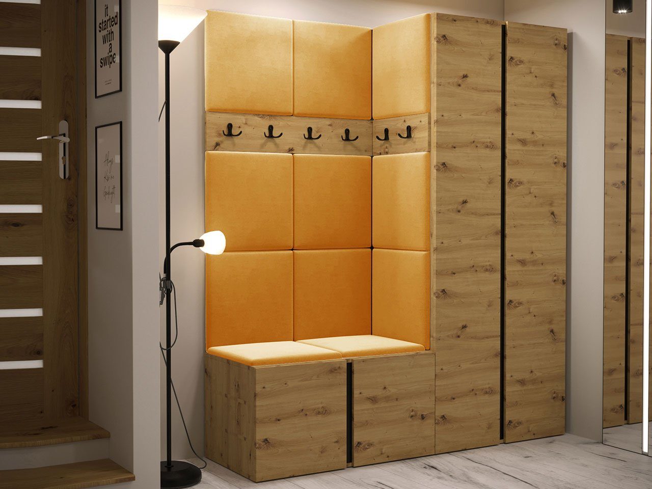 MIRJAN24 Garderoben-Set Orion III, (Komplett-Set, Kleiderschrank, günstig online kaufen