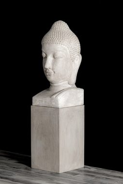 Teramico Dekokugel Buddha Figur Beton, 100% Frostfest