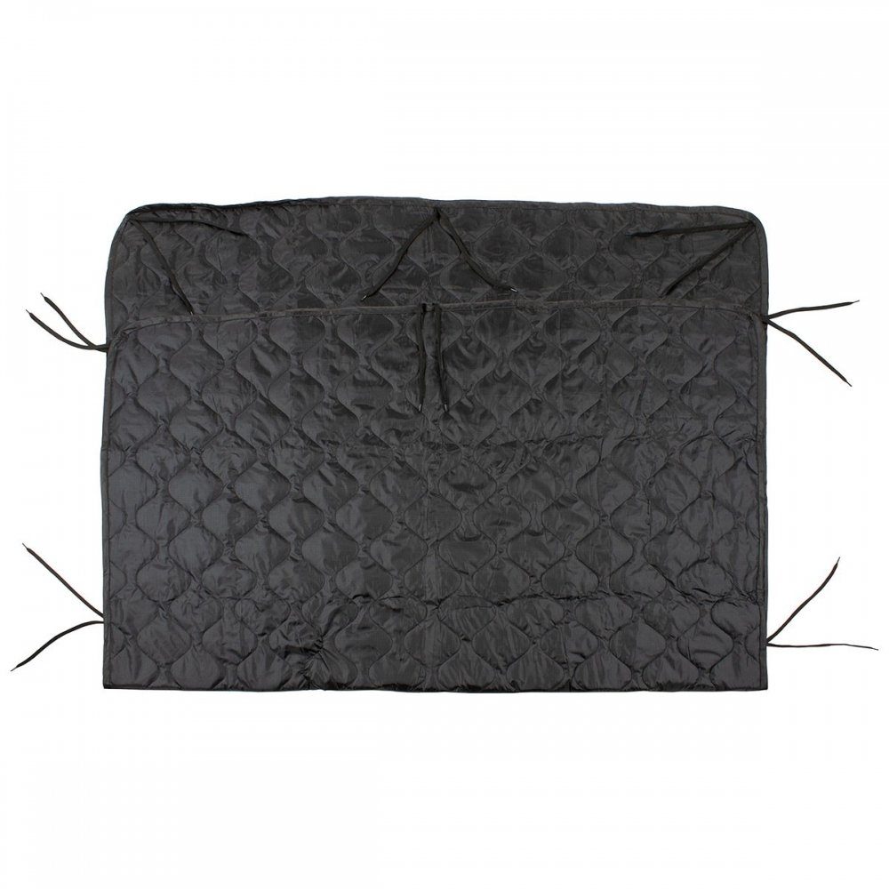 Outdoordecke Poncho Liner (Steppdecke), schwarz, ca. 210 x 150 cm, MFH