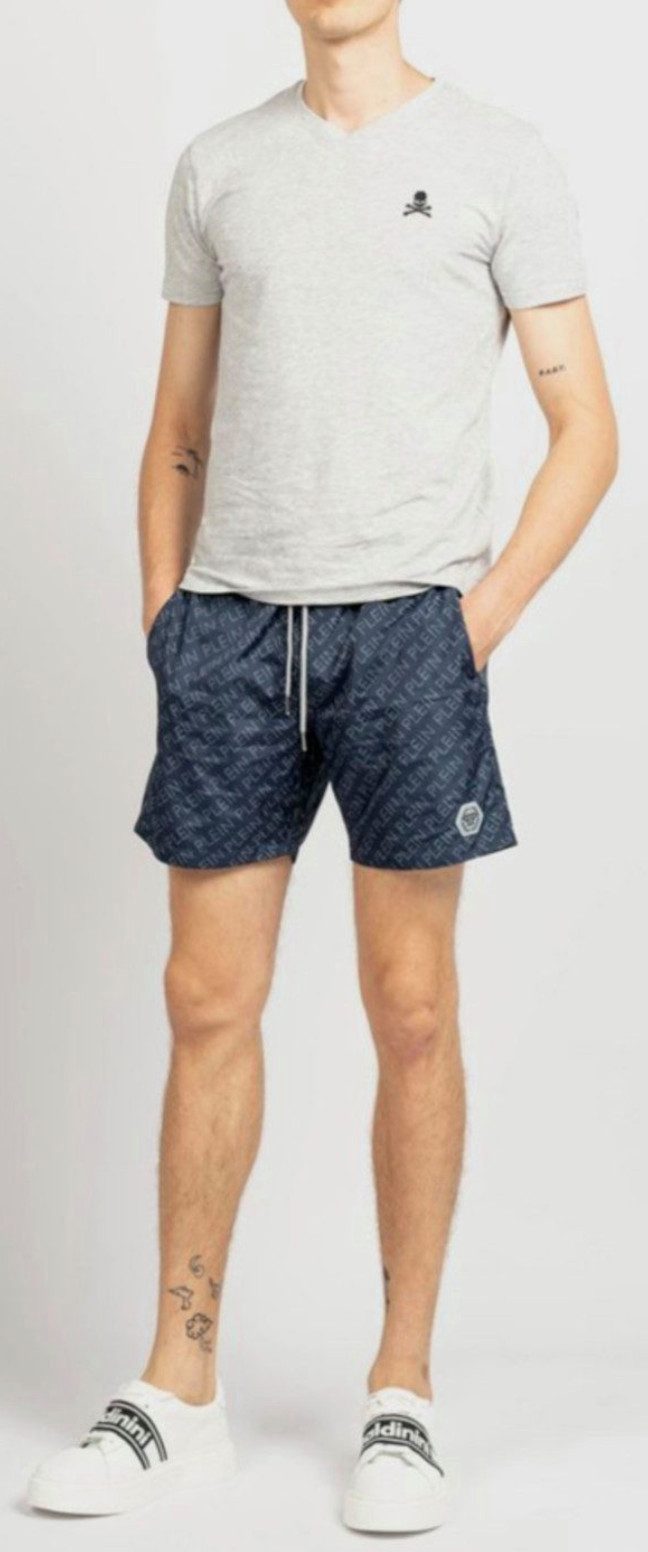 Philip Plein T-Shirt Herren V-Neck Retro Slim fit in bedruckter PP Geschenkbox