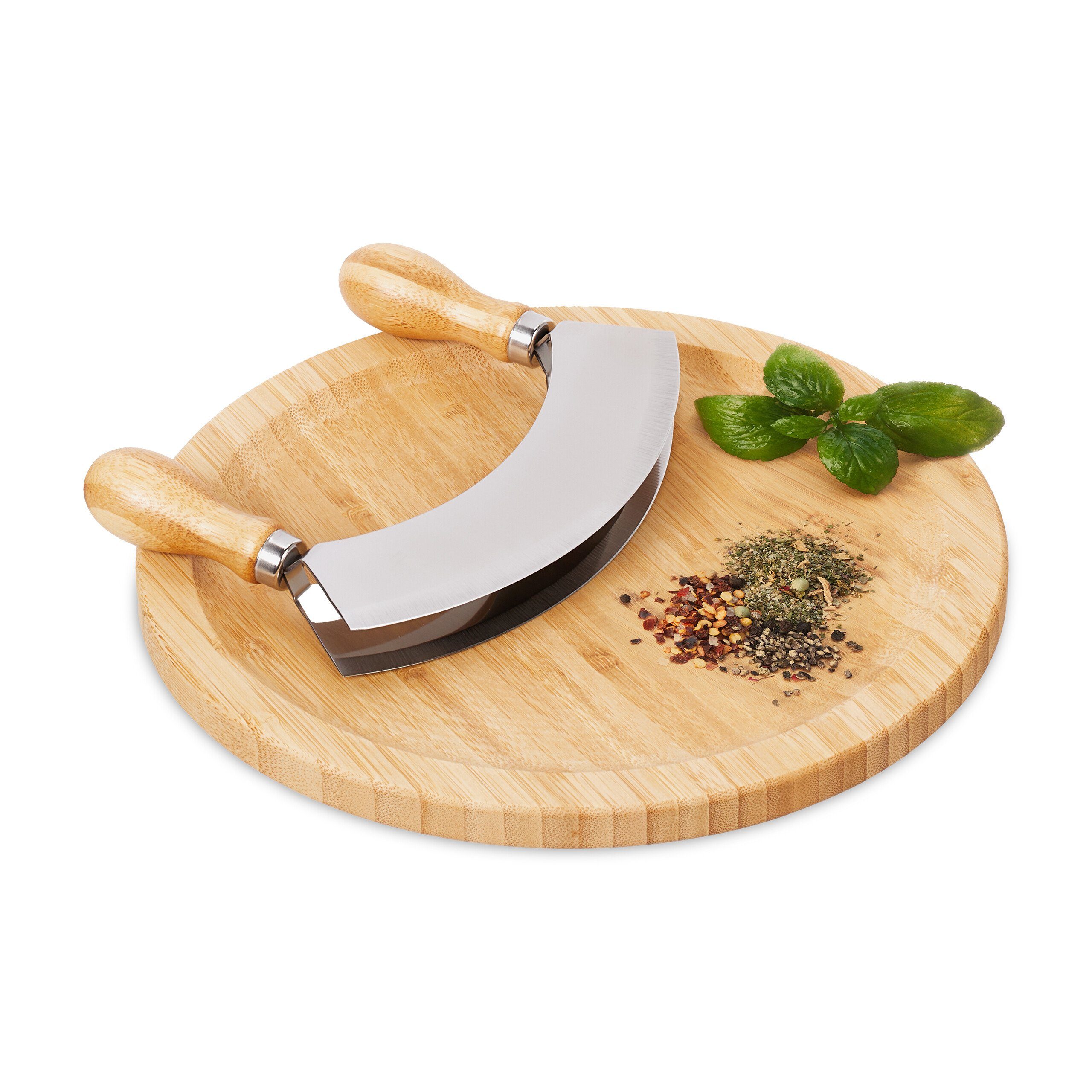 Wiegemesser Zweischneidiges Wiegemesser mit XL-Brett