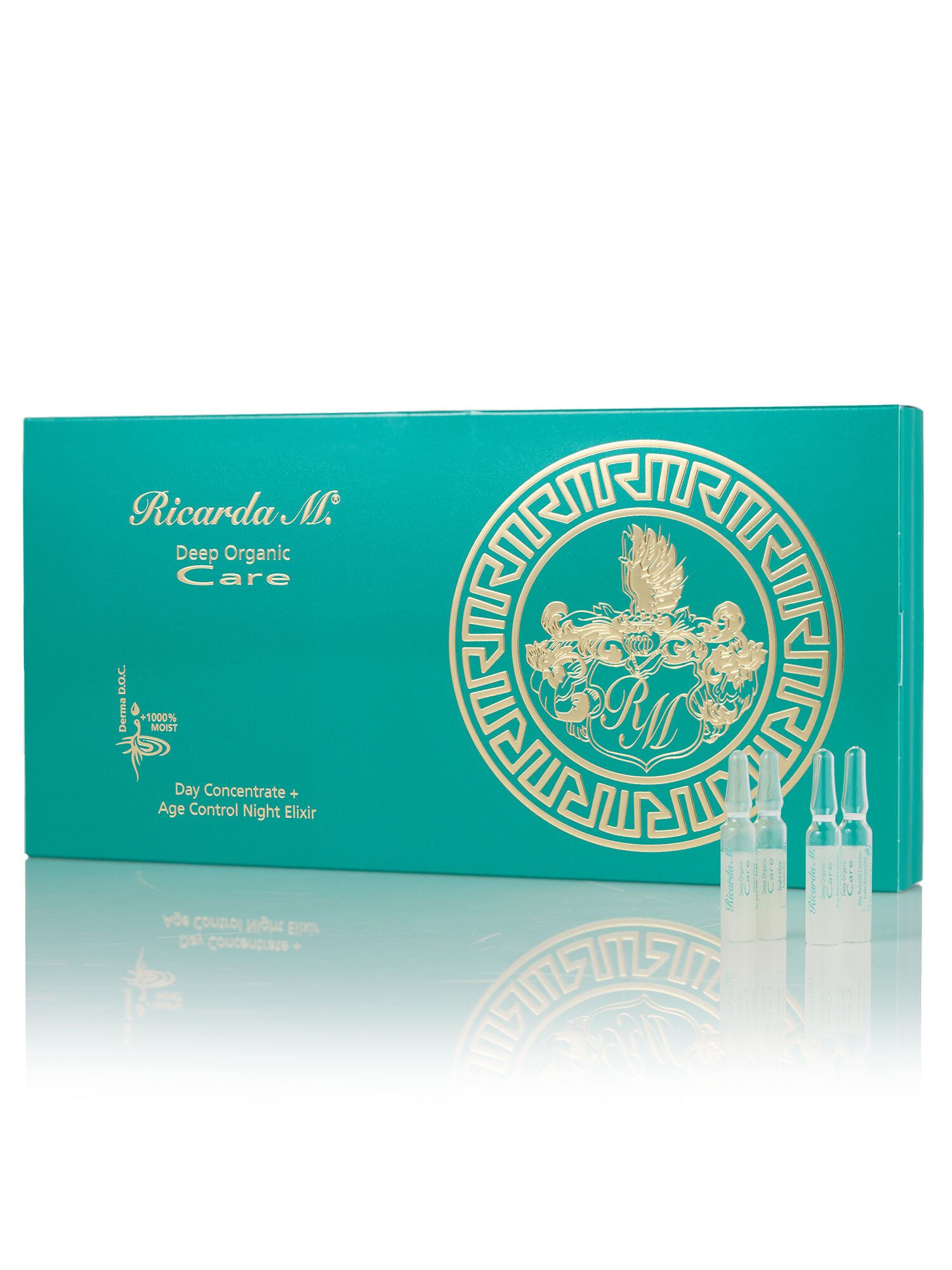 Ricarda M. Anti-Falten-Serum Ampullen "Deep Organic Care Treatment" Anti-Aging, Falten Reduzierung, 1-tlg., Anti-Aging Gesichtspflege gegen Falten mit Ashwagandha