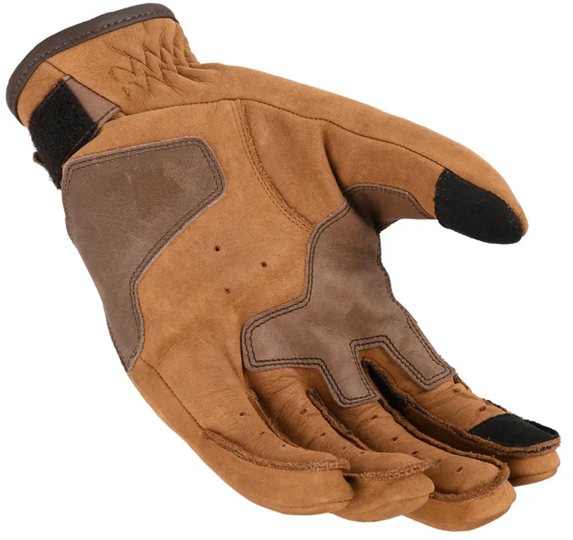 Macna Motorradhandschuhe Sawyer Motorrad Handschuhe kurze Stulpe,Touchscreenbedienung möglich