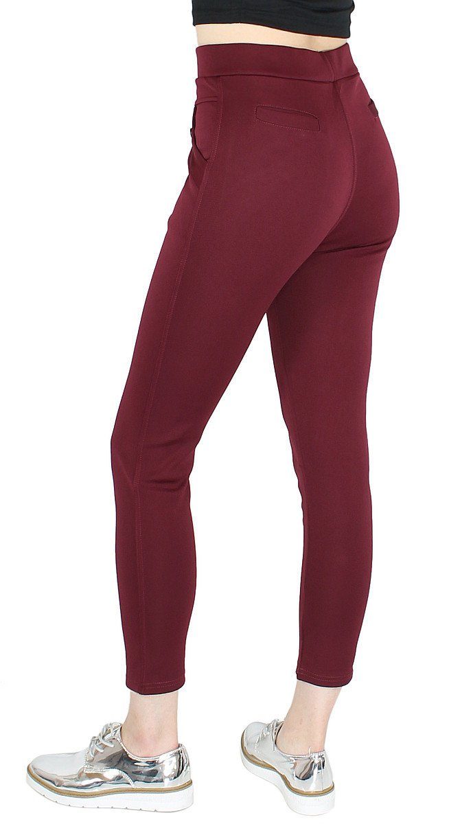 dy_mode Röhrenhose Lässig Elegante Damen Röhrenhose Stretch-Treggings zum H günstig online kaufen