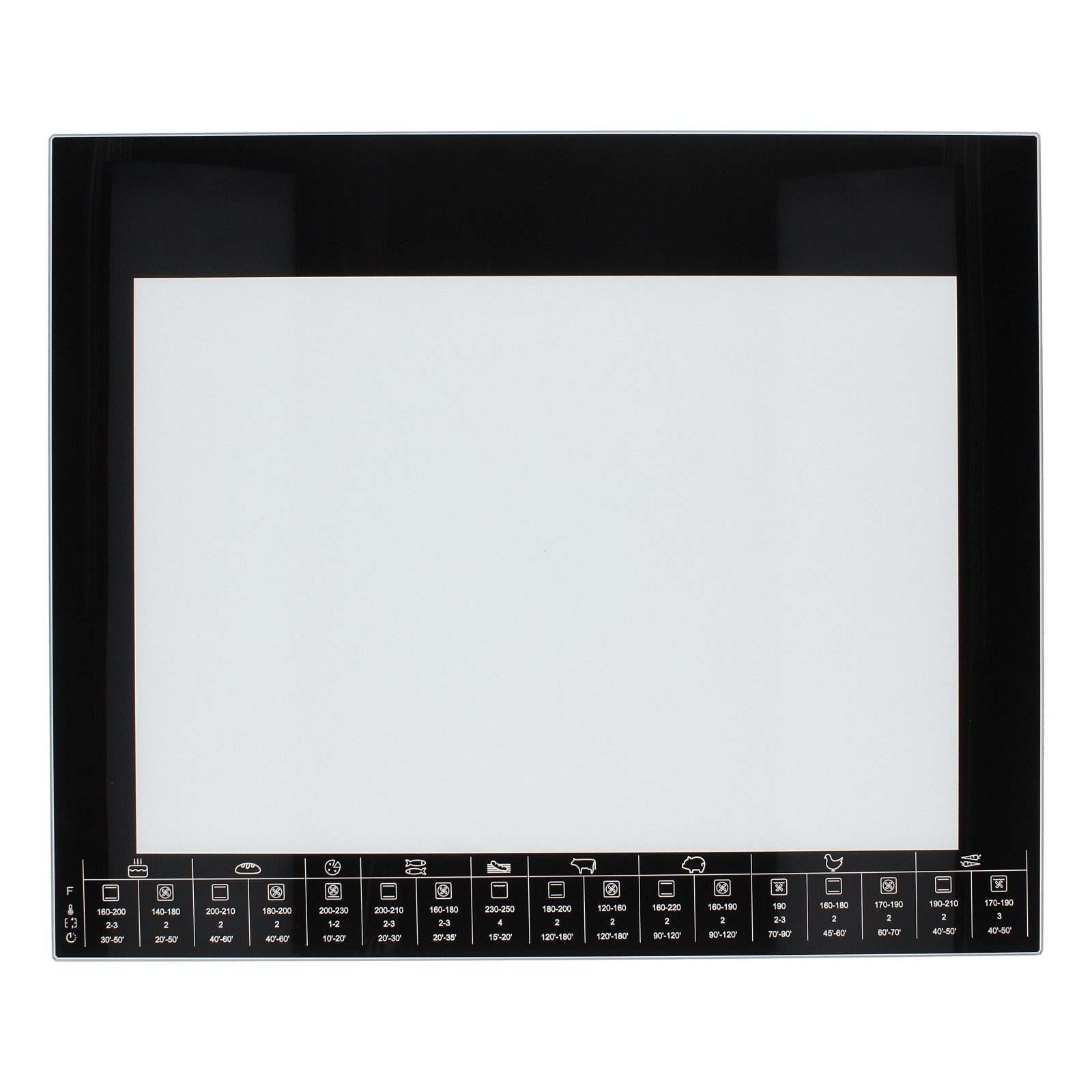 easyPART Montagezubehör Backofen wie Amica 9078691 Innenscheibe für Backofentüre, Für Backofen / Herd