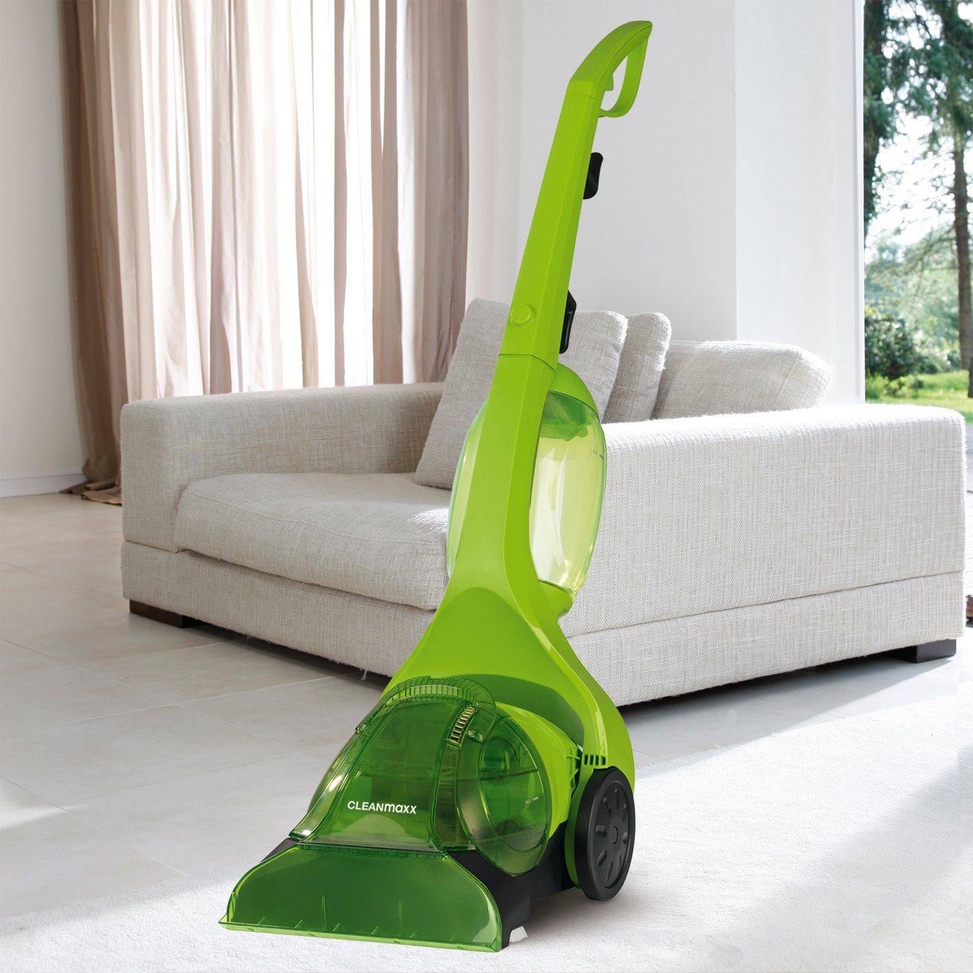 CLEANmaxx Teppichreinigungsgerät Teppichreiniger - Waschsauger - 500W -  limegreen, inkl. Teppichshampoo online kaufen | OTTO