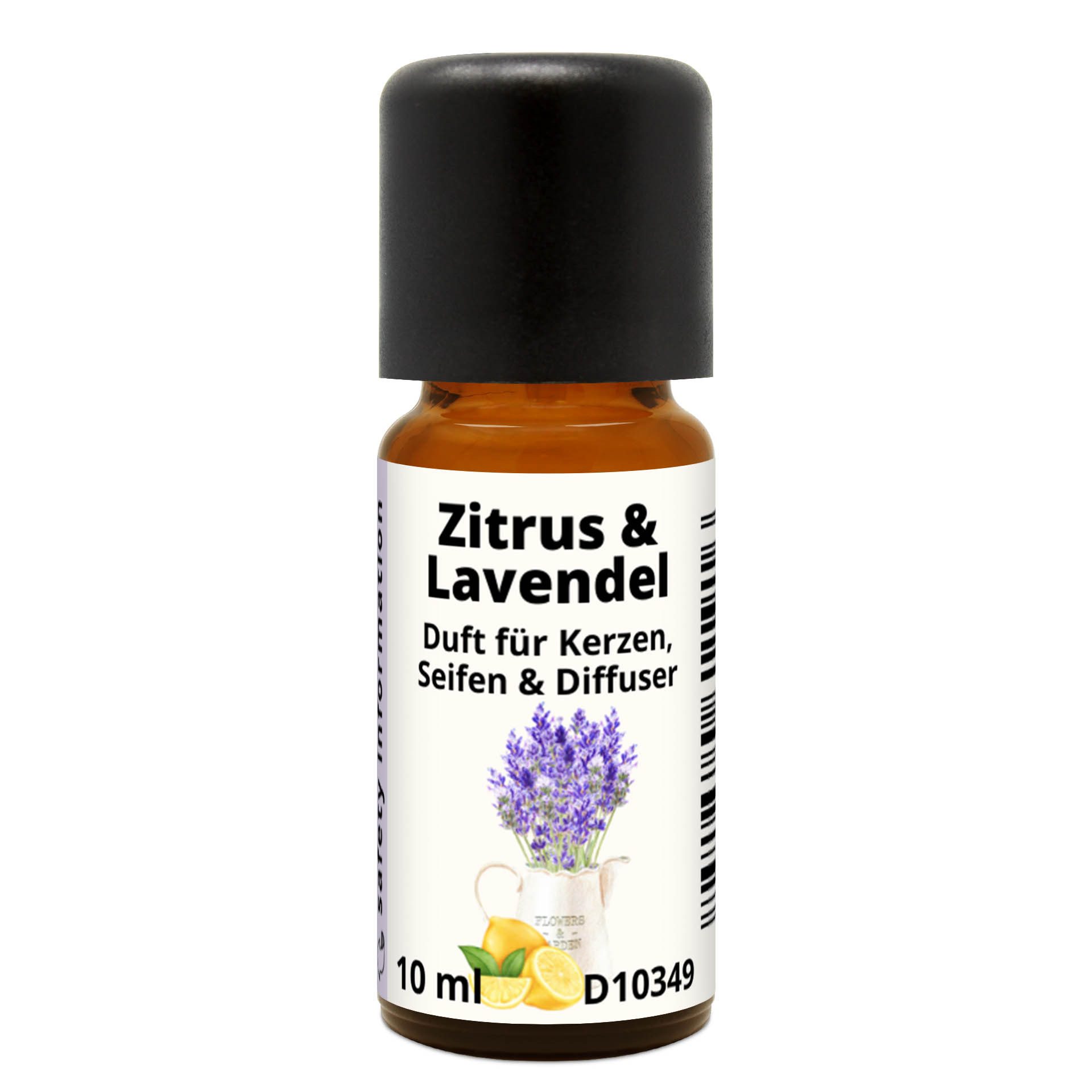 DistrEbution Duftöl Zitrone & Lavendel Duftstoff für Kerzen, Seifen & Diffuser