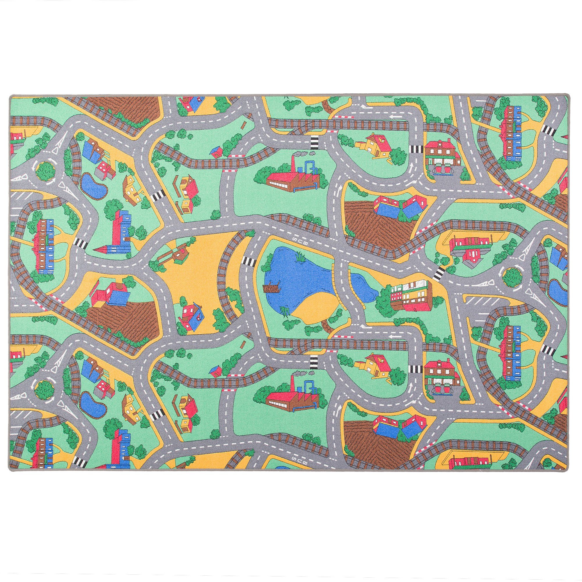 Snapstyle Kinderteppich Kinder Straßenteppich, Eckig, Höhe: 4 mm