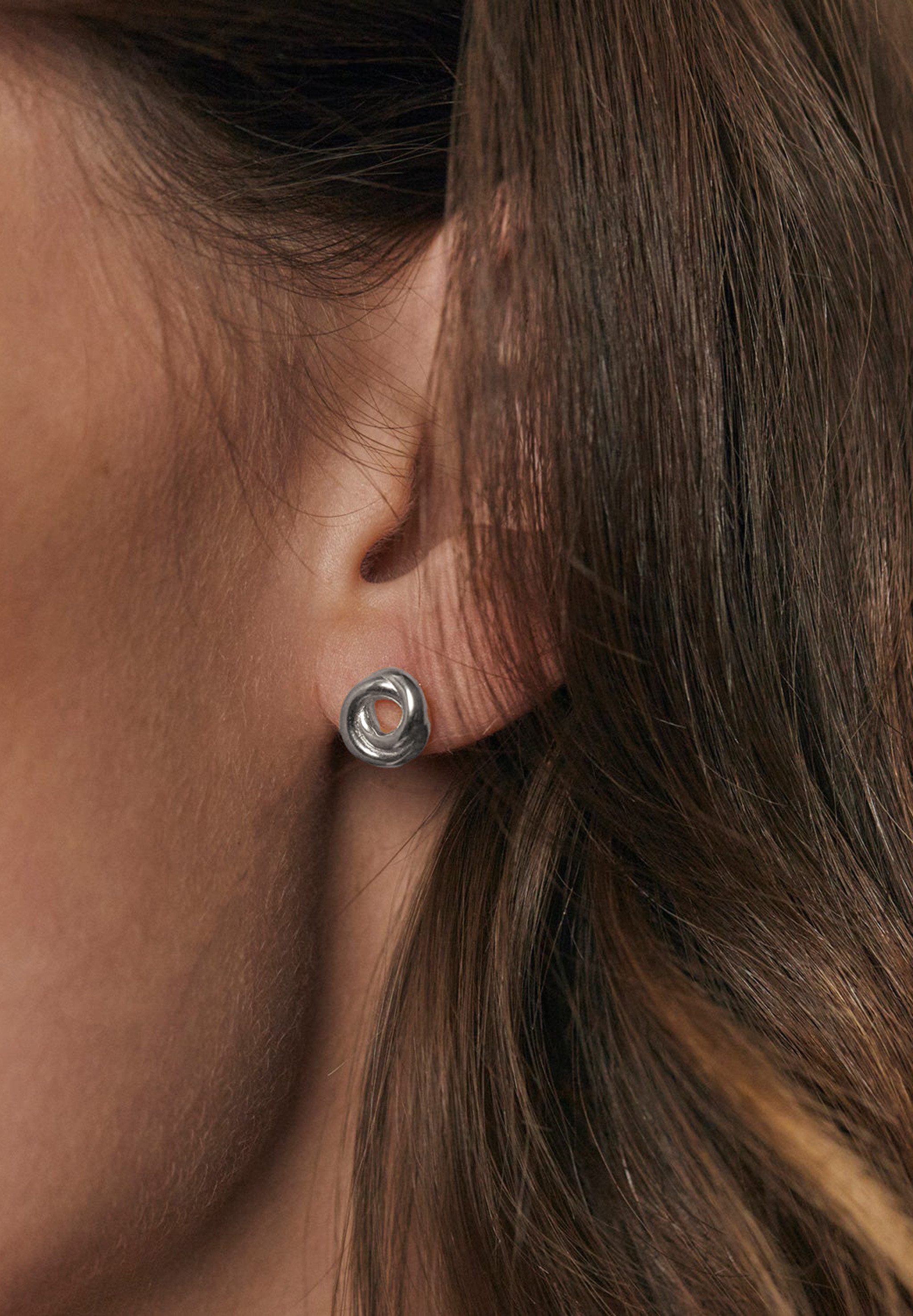 Stilnest Paar Ohrstecker Duo Small Ohrstecker 925 Sterling Silber
