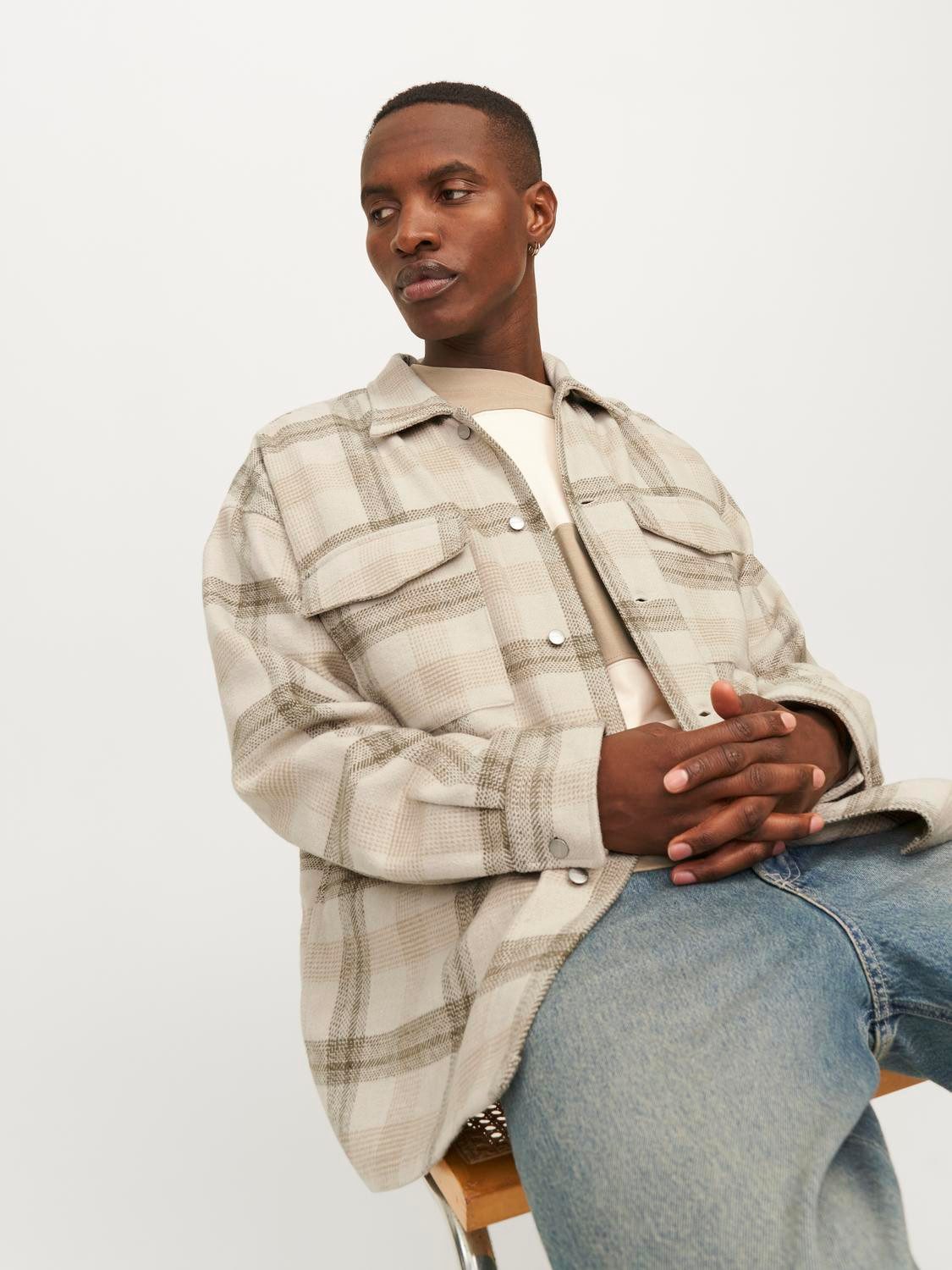Jack & Jones Langarmhemd JORVESTERBRO CHECK günstig online kaufen