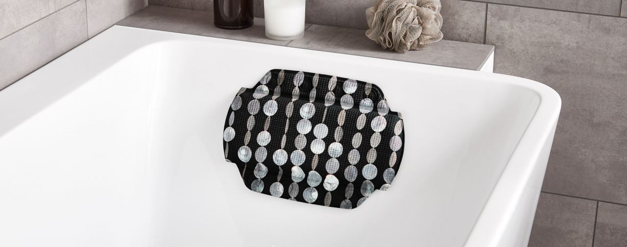 Kleine Wolke Duscheinlage Nackenpolster Perla, B: 32 cm, L: 32 cm, 1, 1-tlg.