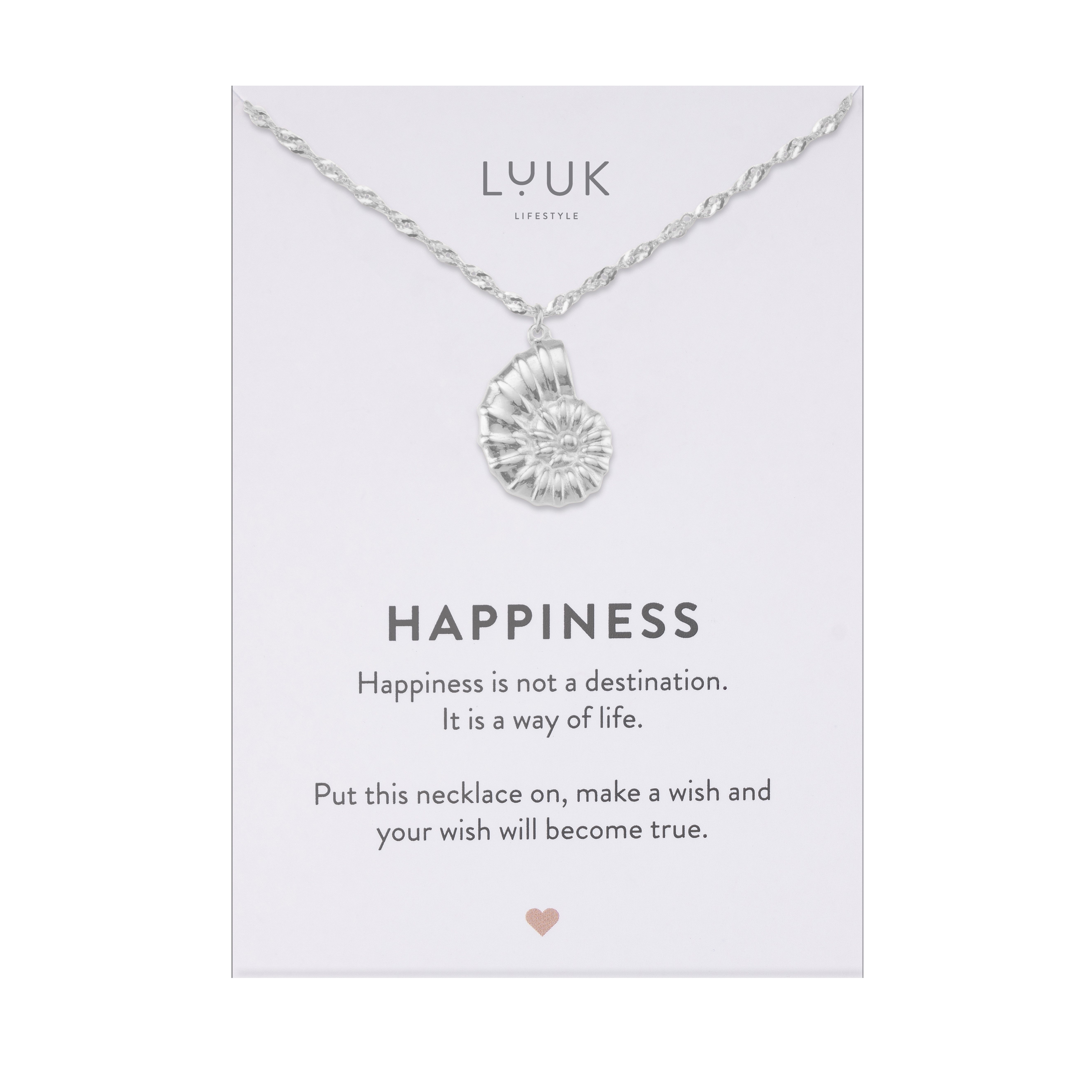 LUUK LIFESTYLE Kette mit Anhänger Muschel, günstig online kaufen