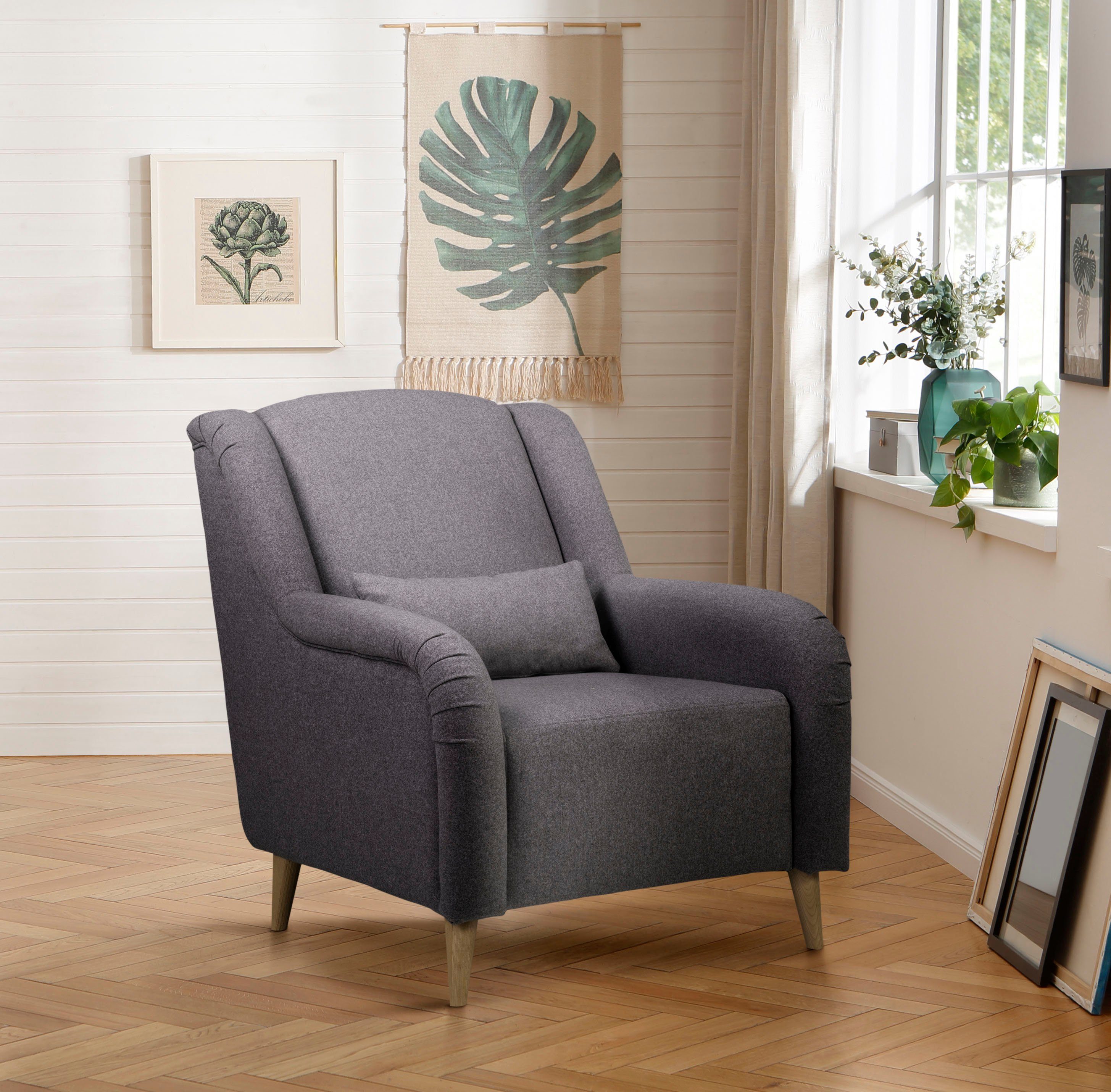 Home affaire Sessel »Goya«, mit Holzfüßen kaufen | OTTO Home affaire Sessel »Goya«, mit Holzfüßen kaufen | OTTO