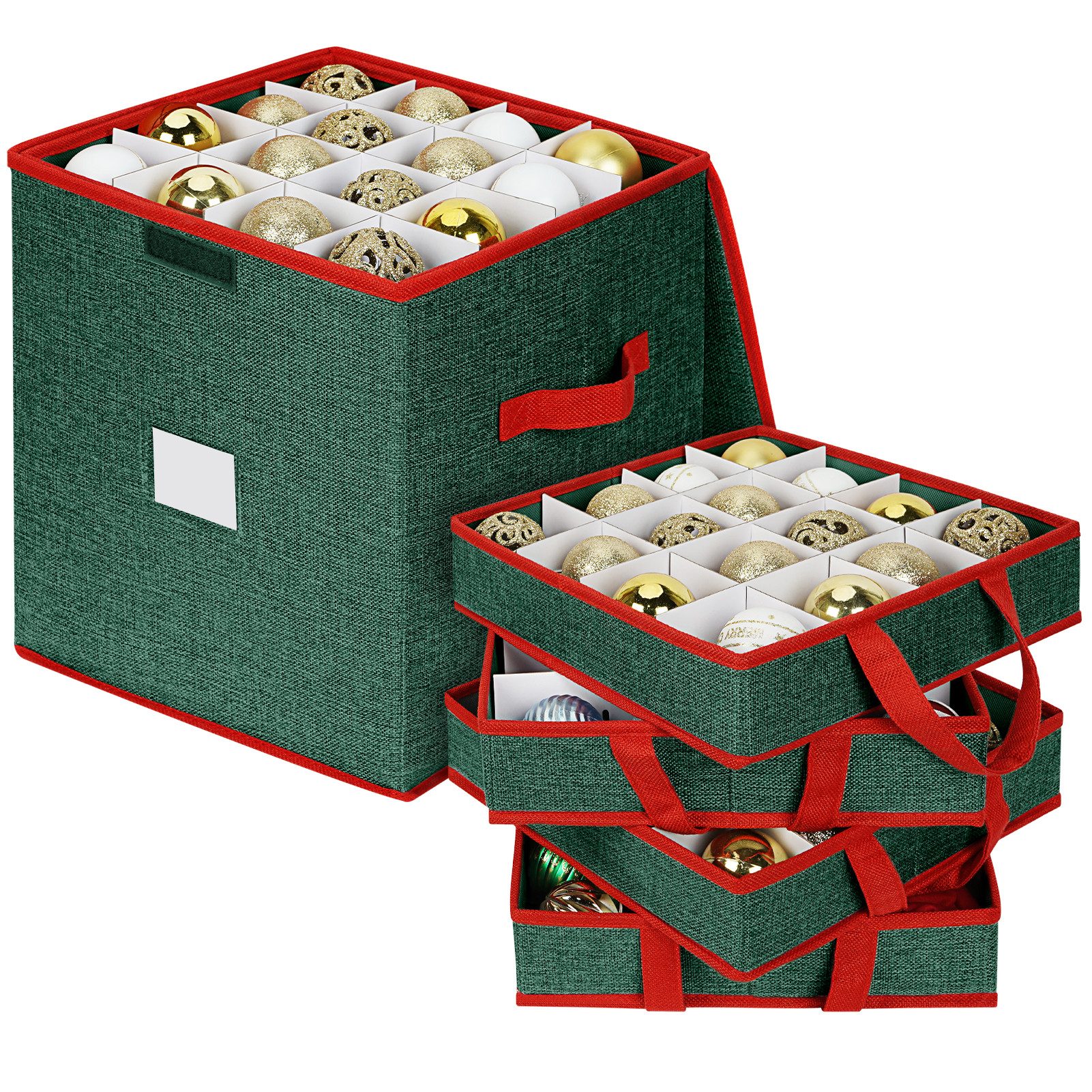OSTWOLKE Aufbewahrungsbox Weihnachtskugeln Aufbewahrungsbox 64 Fächer günstig online kaufen
