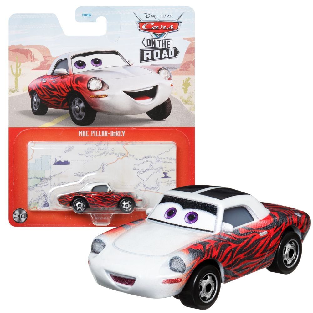 Disney Racing Mattel Die Fahrzeuge Pillar-Durey Style Spielzeug-Rennwagen Cast Disney Cars Cars 1:55 Mae Auto