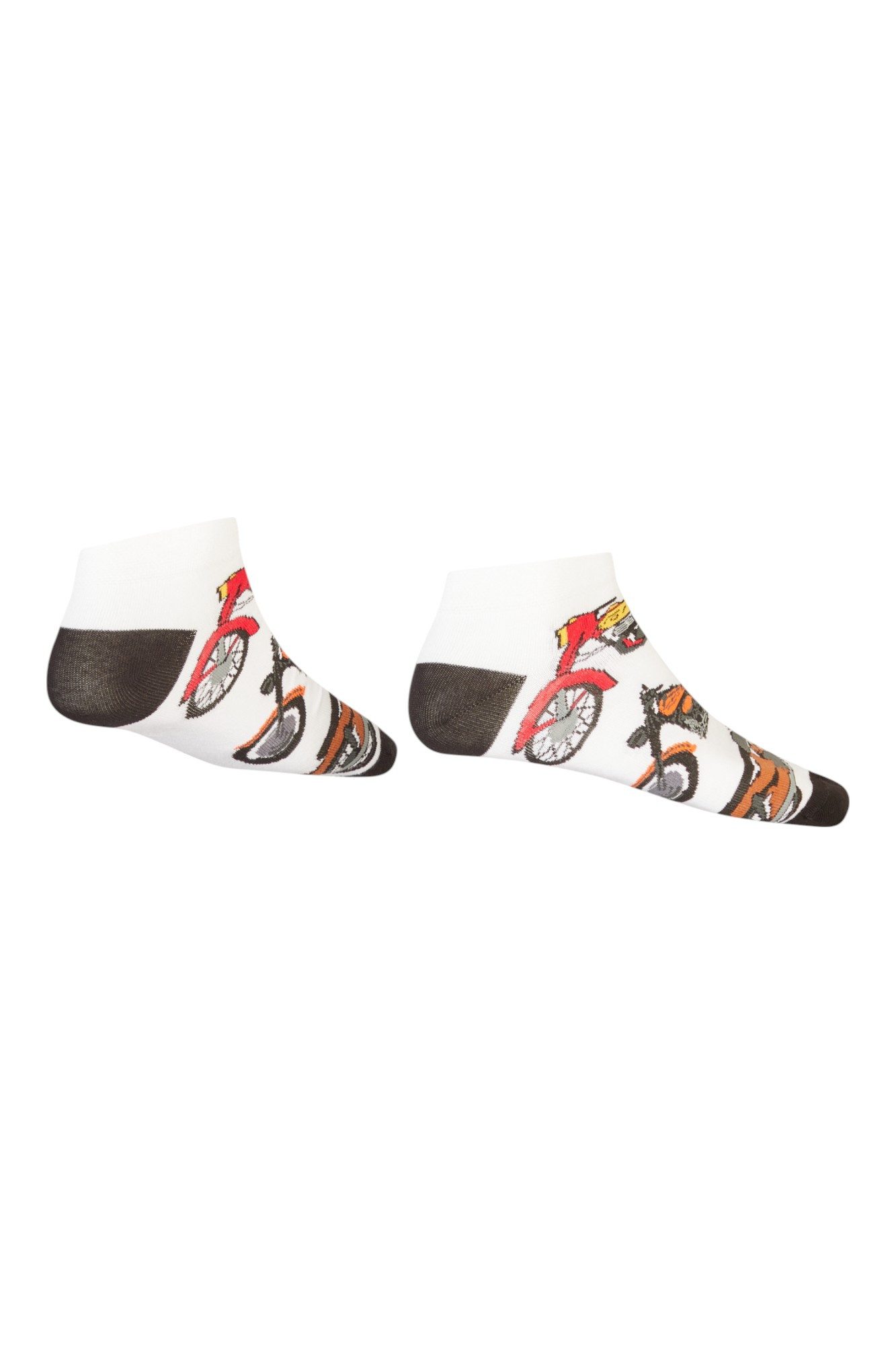 AbgeStrumpft Sneakersocken Abgestrumpft Sneaker Motorrad (1 Paar, 1-Paar, 1 Paar) lustiges Design