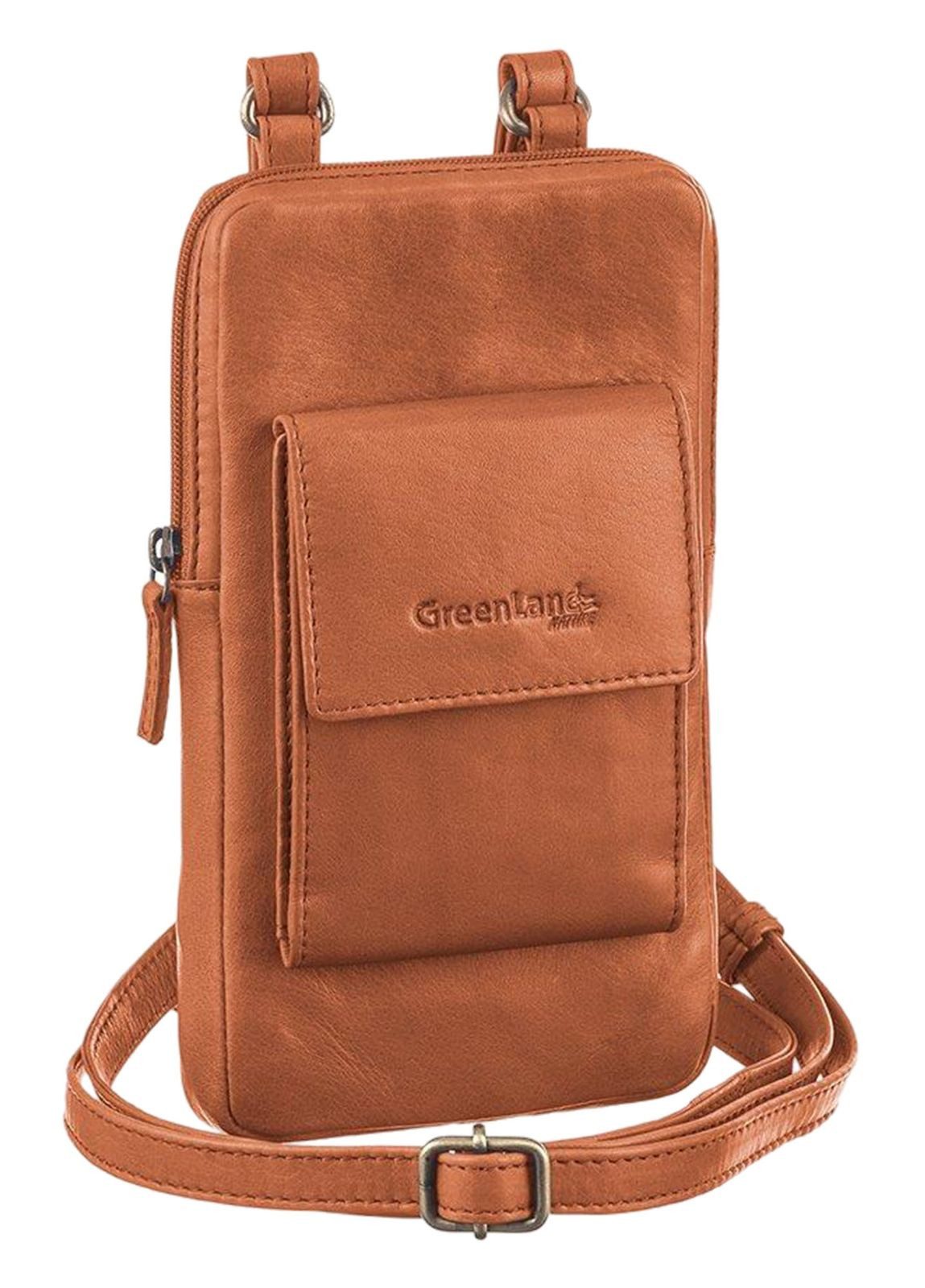 GreenLand Nature Handytasche Phone Case, aus echtem Leder
