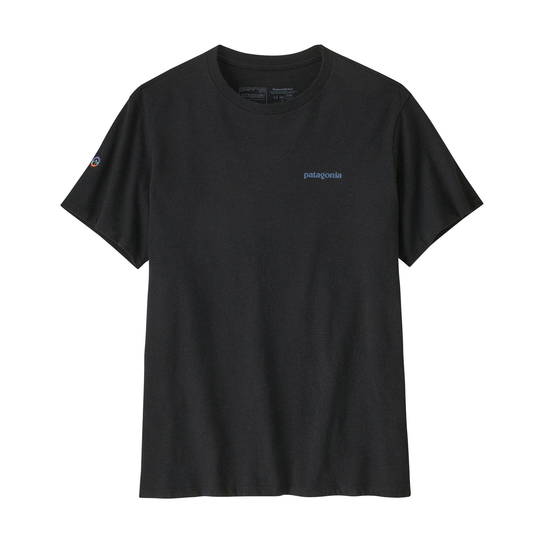 Patagonia Responsibili-Tee T-Shirt Fitz Roy Icon ink Unisex T-Shirt Patagonia Adult black