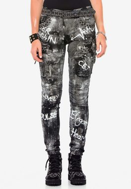 Cipo & Baxx Straight-Jeans mit cooler Waschung