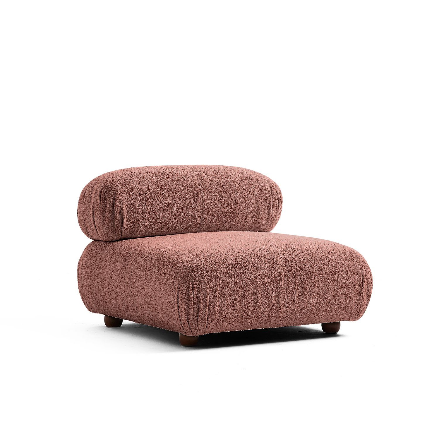 Touch me Sofa Knuffiges Sitzmöbel neueste Generation aus Komfortschaum Schokoladenbraun-Lieferung und Aufbau im Preis enthalten!