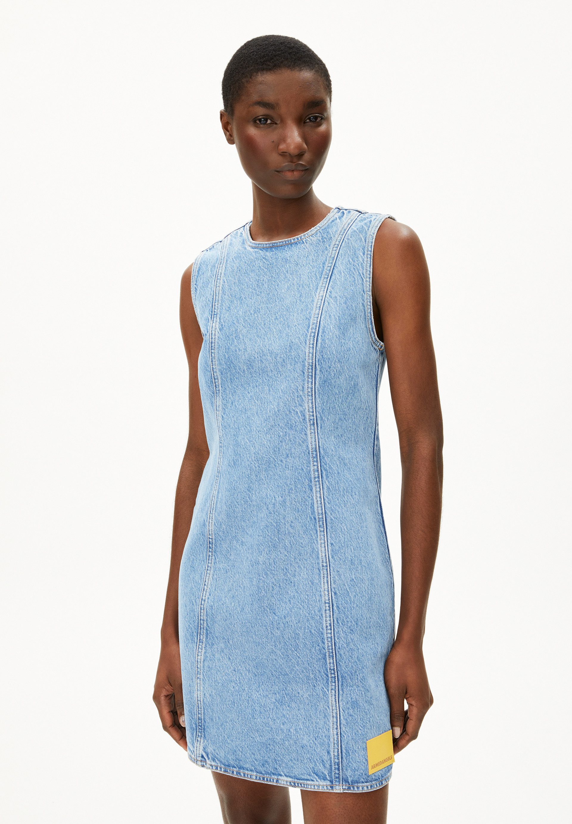 Armedangels Jeanskleid ENUYAA Jeanskleid aus SaXcell® Lyocell Mix Rundhalsa günstig online kaufen