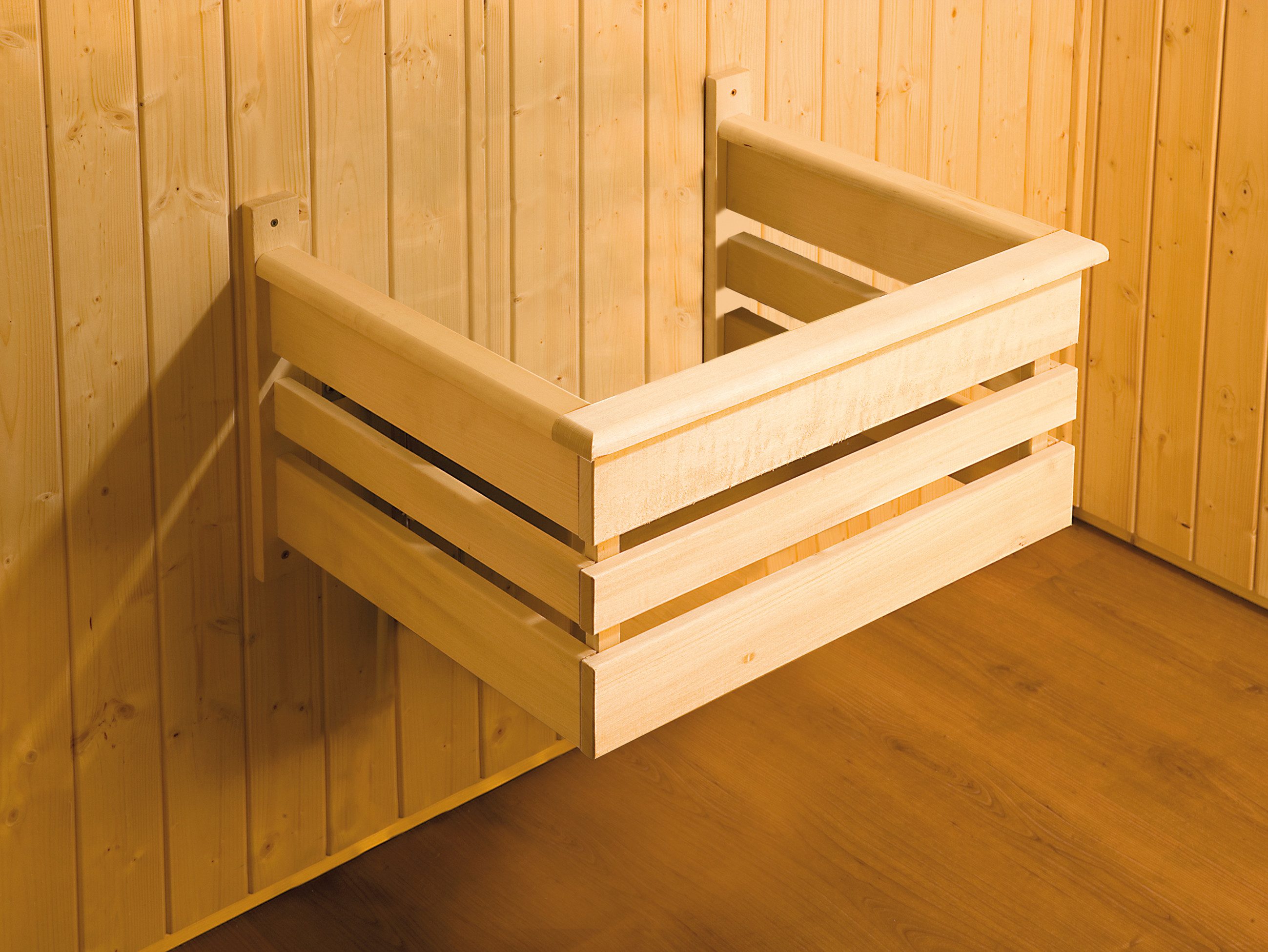 weka Saunahaus SALO 2, BxTxH: 646 x 338 x 237 cm, 28 mm, inkl. hochwertiger Elementsauna