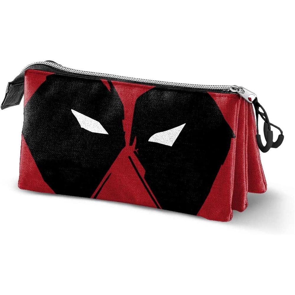 Federmäppchen Marvel Deadpool Mask Dreifach Federmäppchen Rot