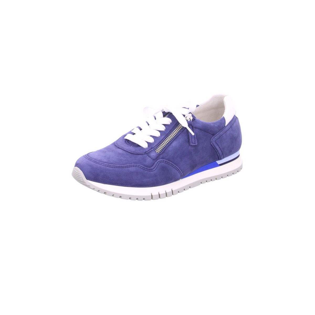 Freizeit Schnürer für Damen in blau Sneaker