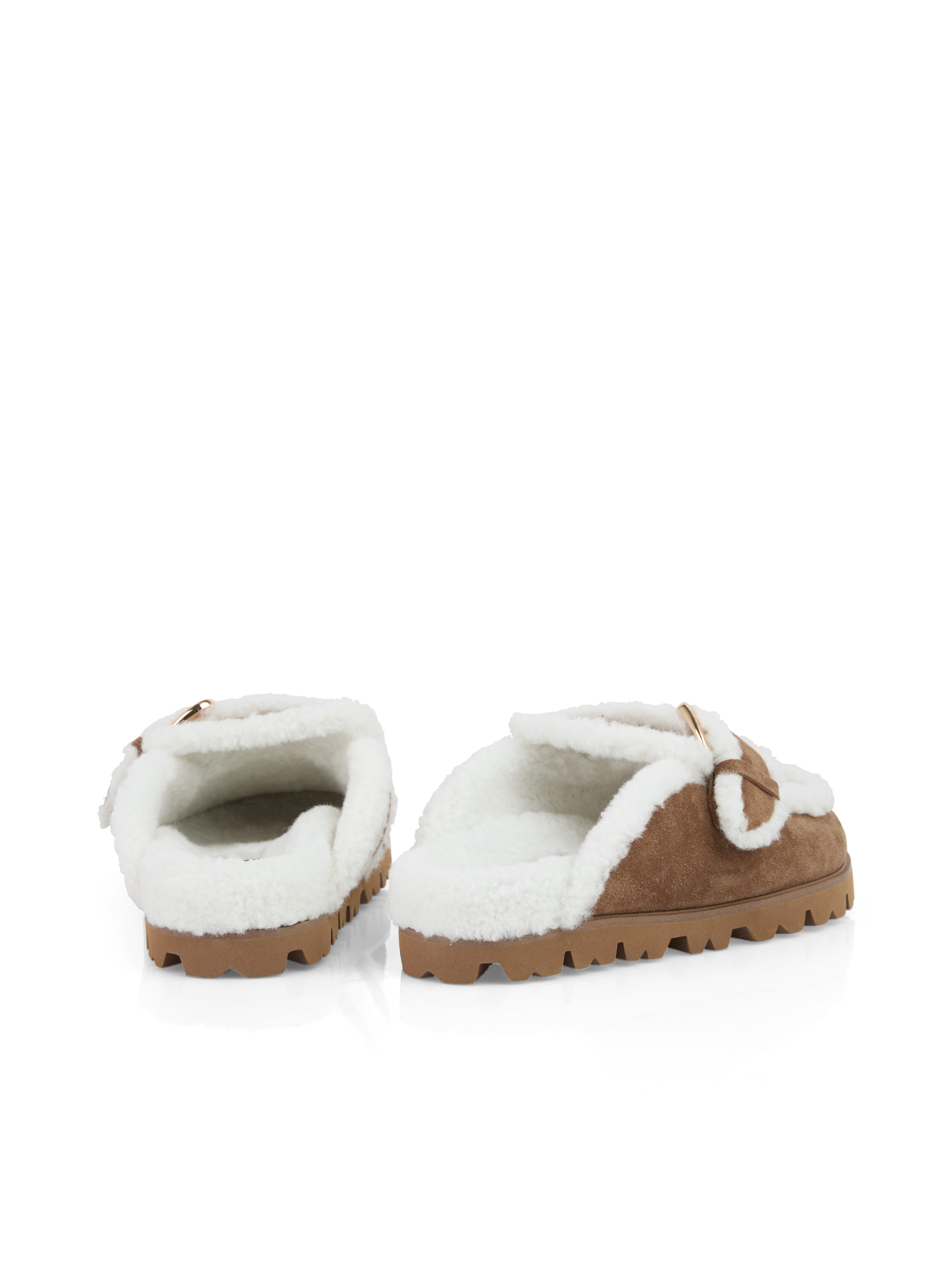 Marc Cain Kalbsvelourslipper mit Schnalle Slipper günstig online kaufen