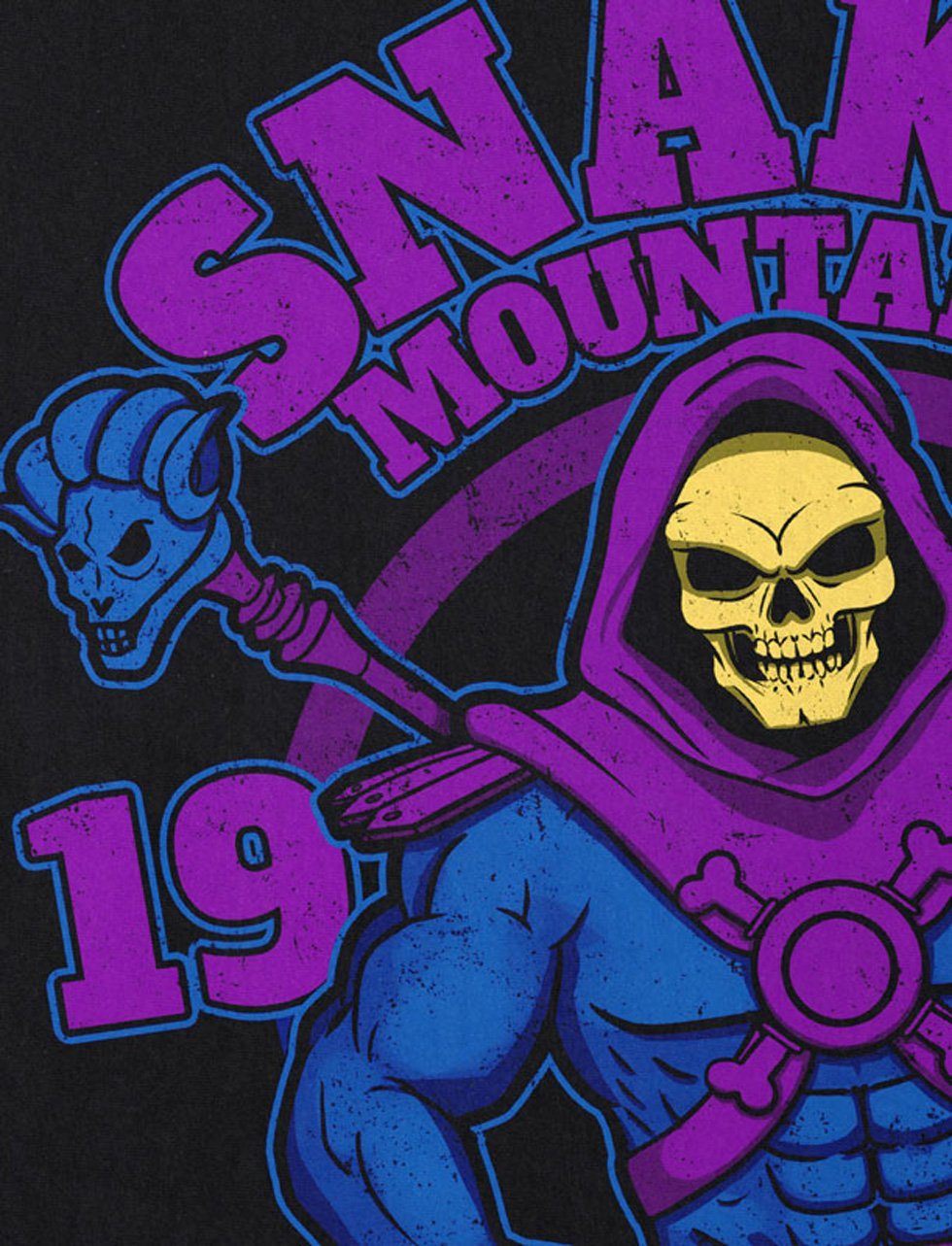 style3 T-Shirt Snake Mountain Gym master universe mountain skeletor he-man günstig online kaufen