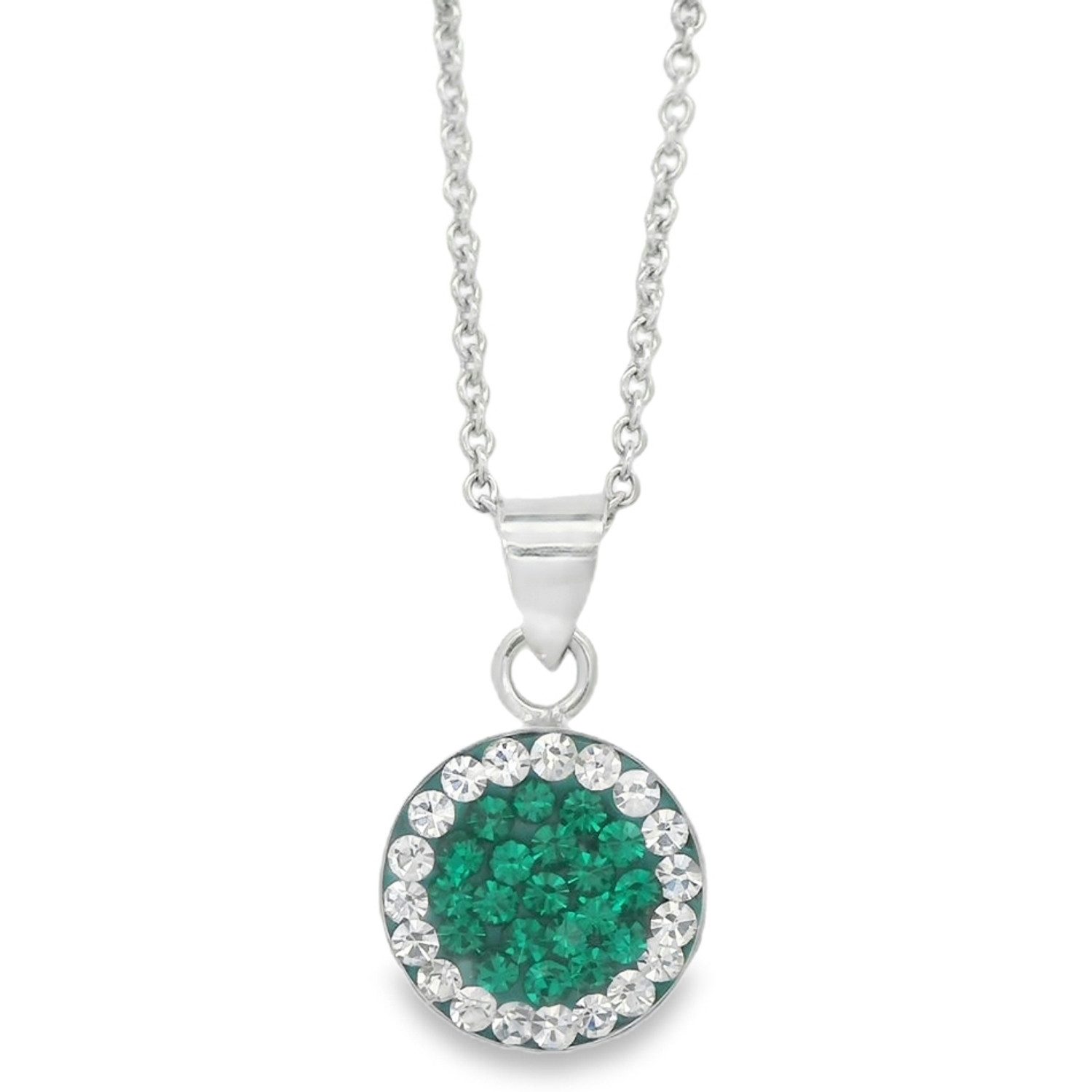 Impala Kette mit Anhänger Elegante Halskette „Natalie“ aus 925 Silber mit Preciosa Kristallen