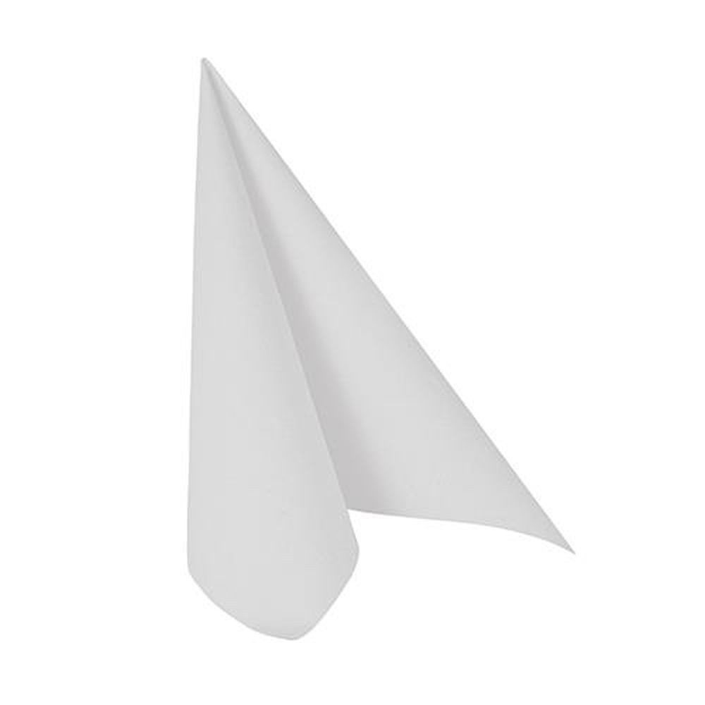PAPSTAR Papierserviette 20 Servietten "ROYAL Collection" 1/4-Falz 25 cm x 25 cm weiss