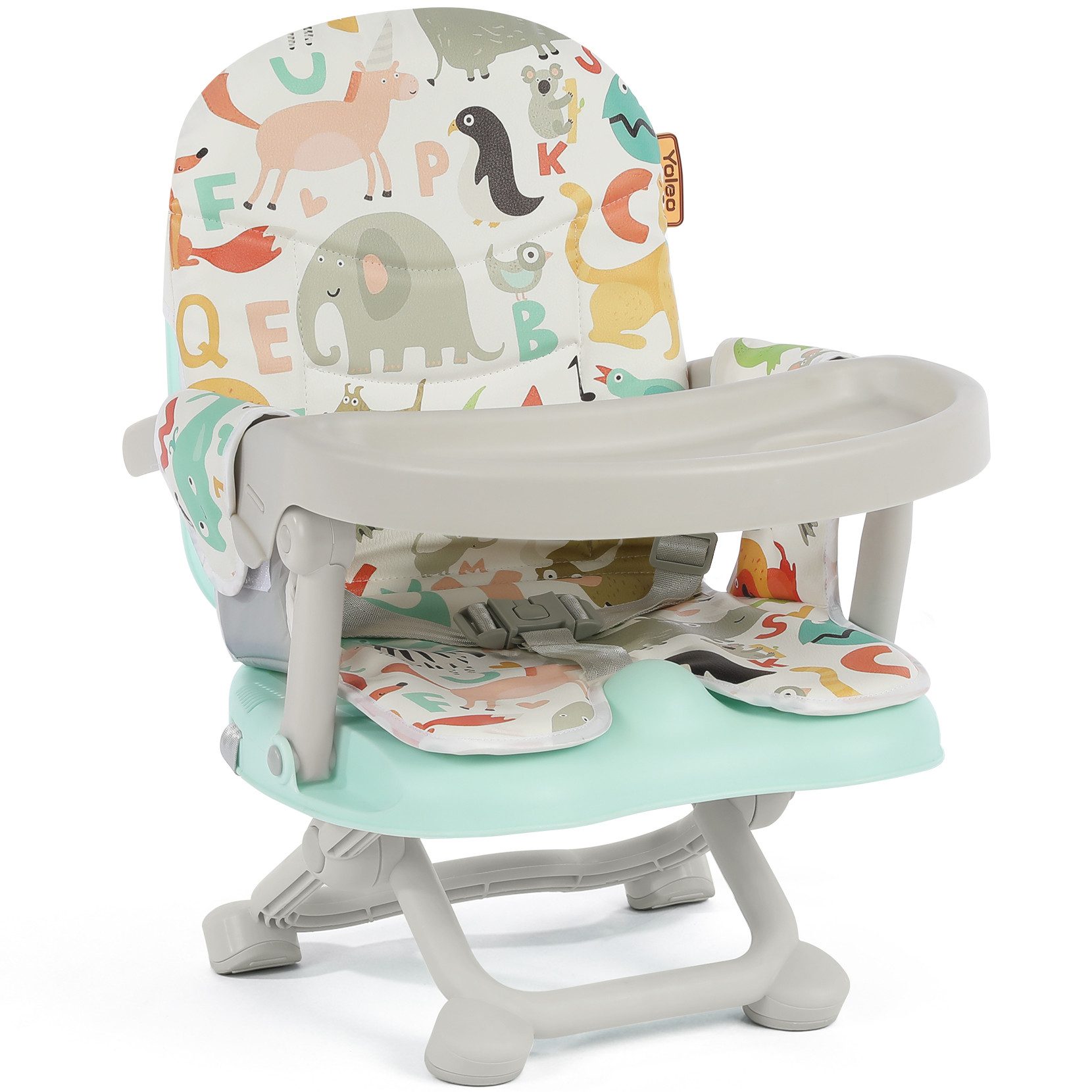 OUNUO Kinderstuhl Sitzerhöhung Baby Tragbar Stuhl Booster Sitz mit Tablett günstig online kaufen