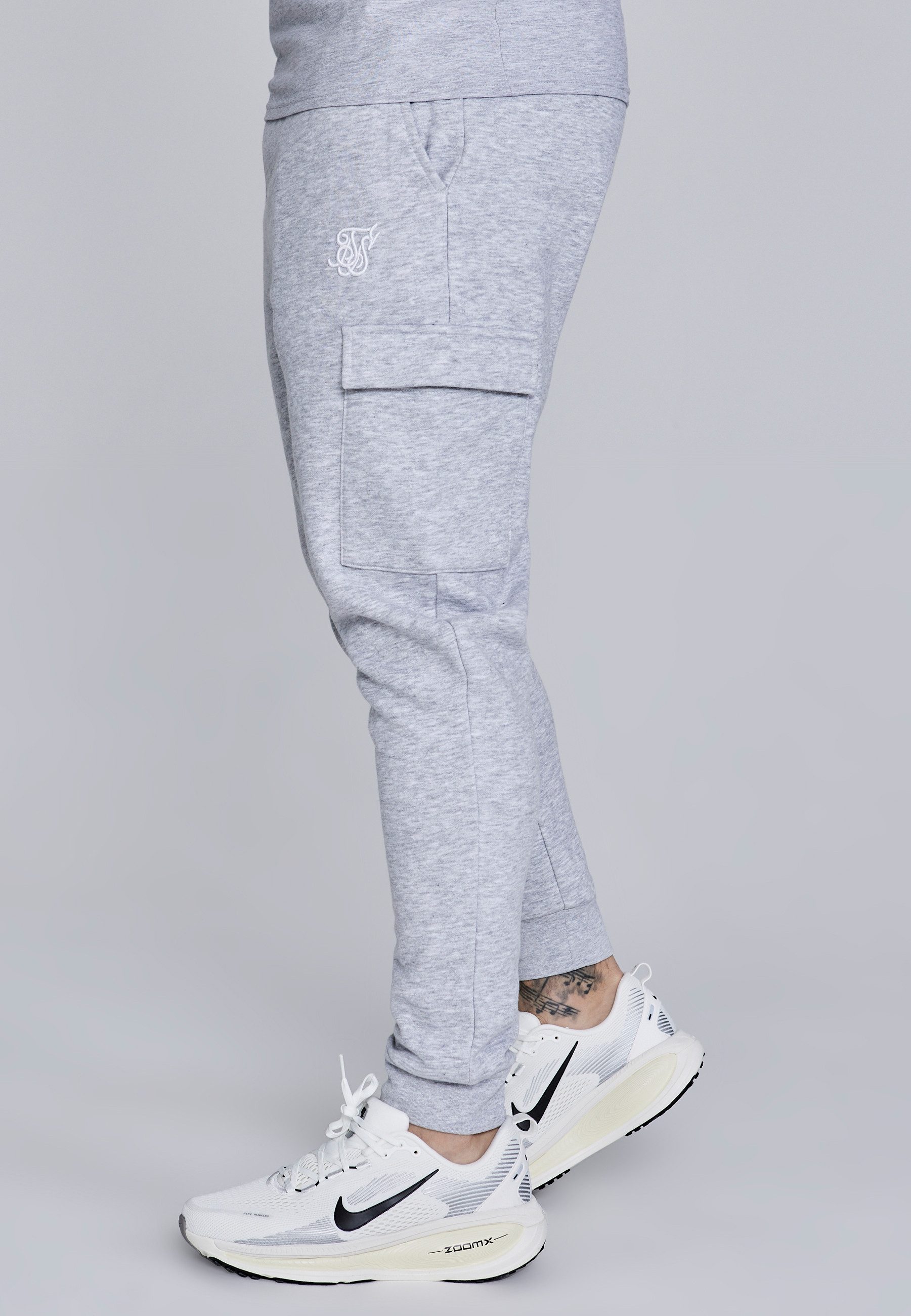 Jogger Pants SikSilk Herren Essentials Cargo-Jogginghose