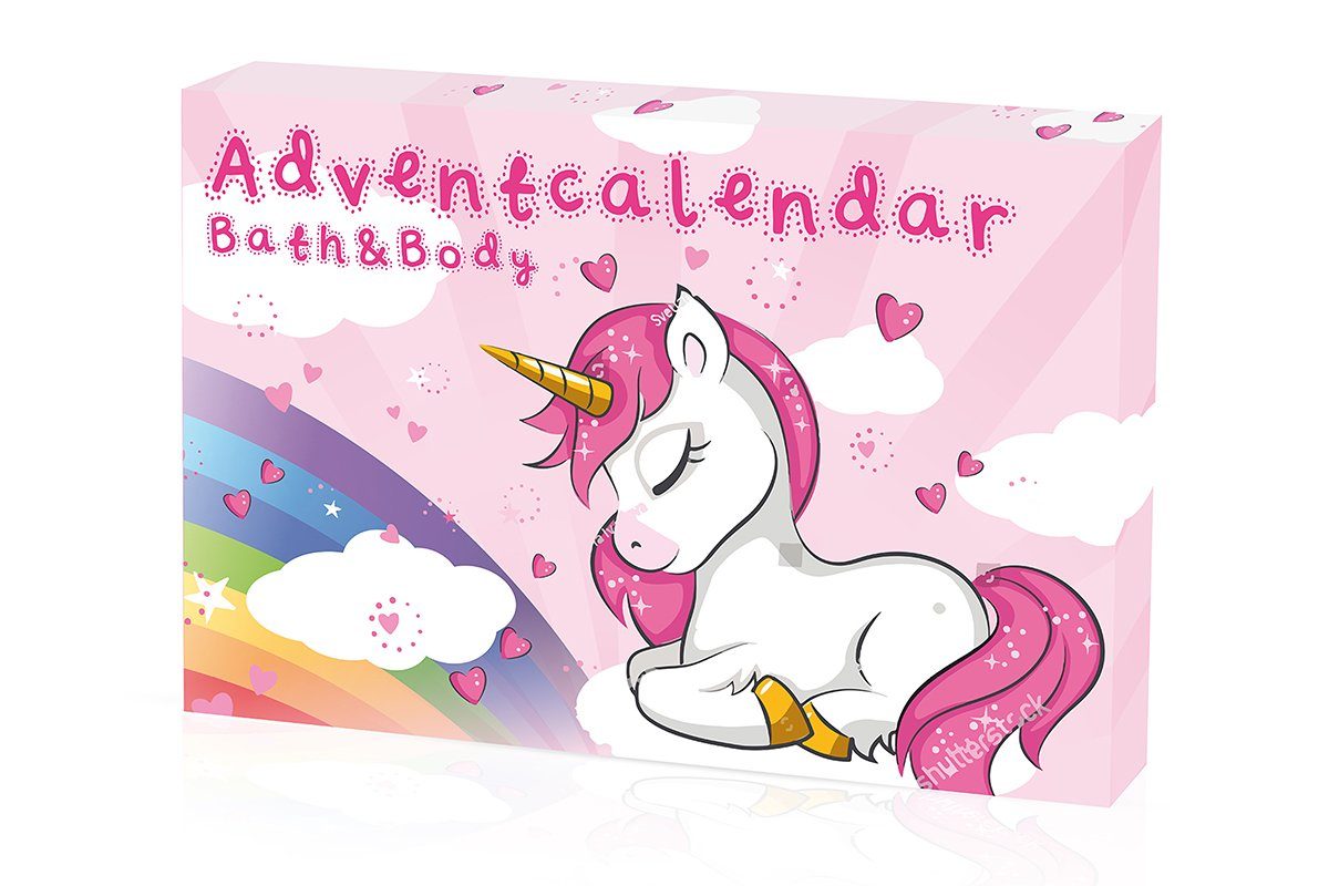 mit gefüllt ACCENTRA Accentra Adventskalender Adventskalender Pflege EINHORN Beautyartikeln