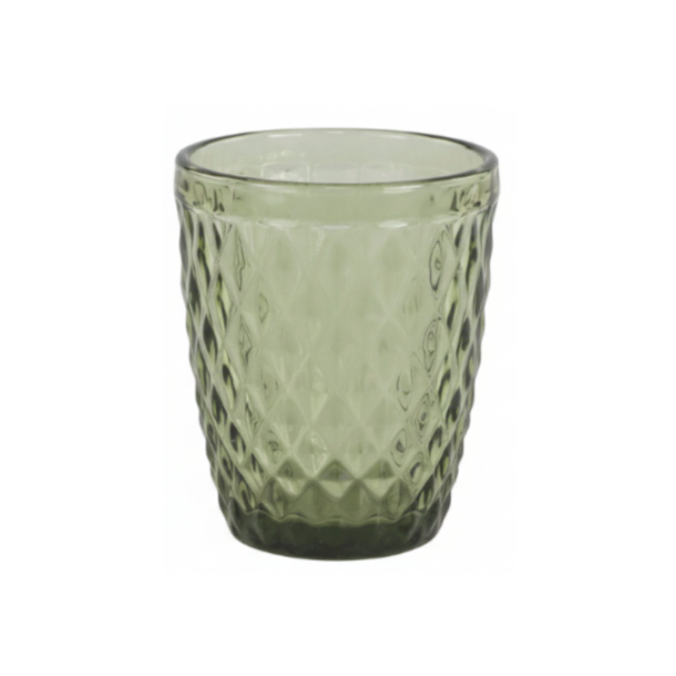 Chic Antique Glas Chic Antique Saint-Émilion Glas mit Muster Olive