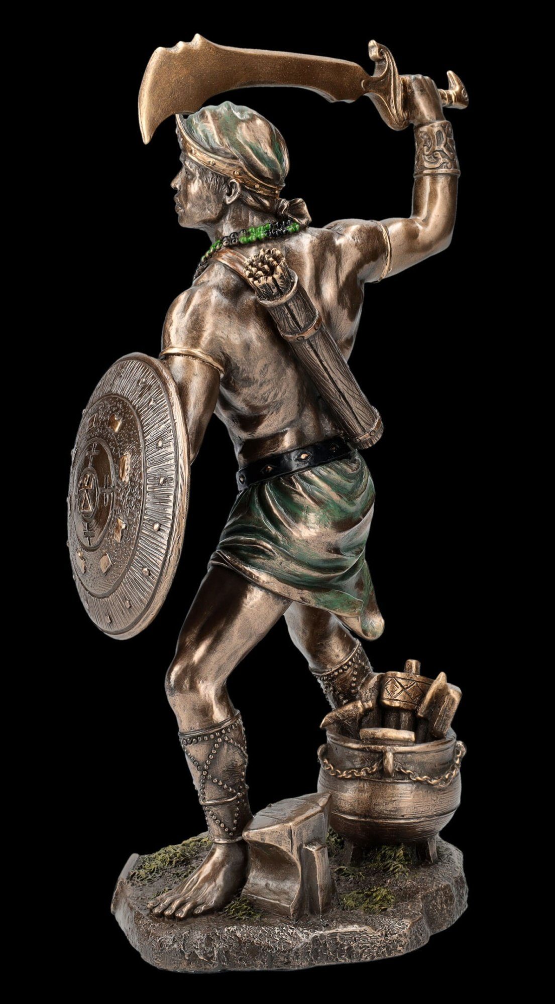 Veronese Gott Dekofigur Figuren GmbH Yoruba Oggun Krieger Shop Götterfigur Figur des - - Krieges