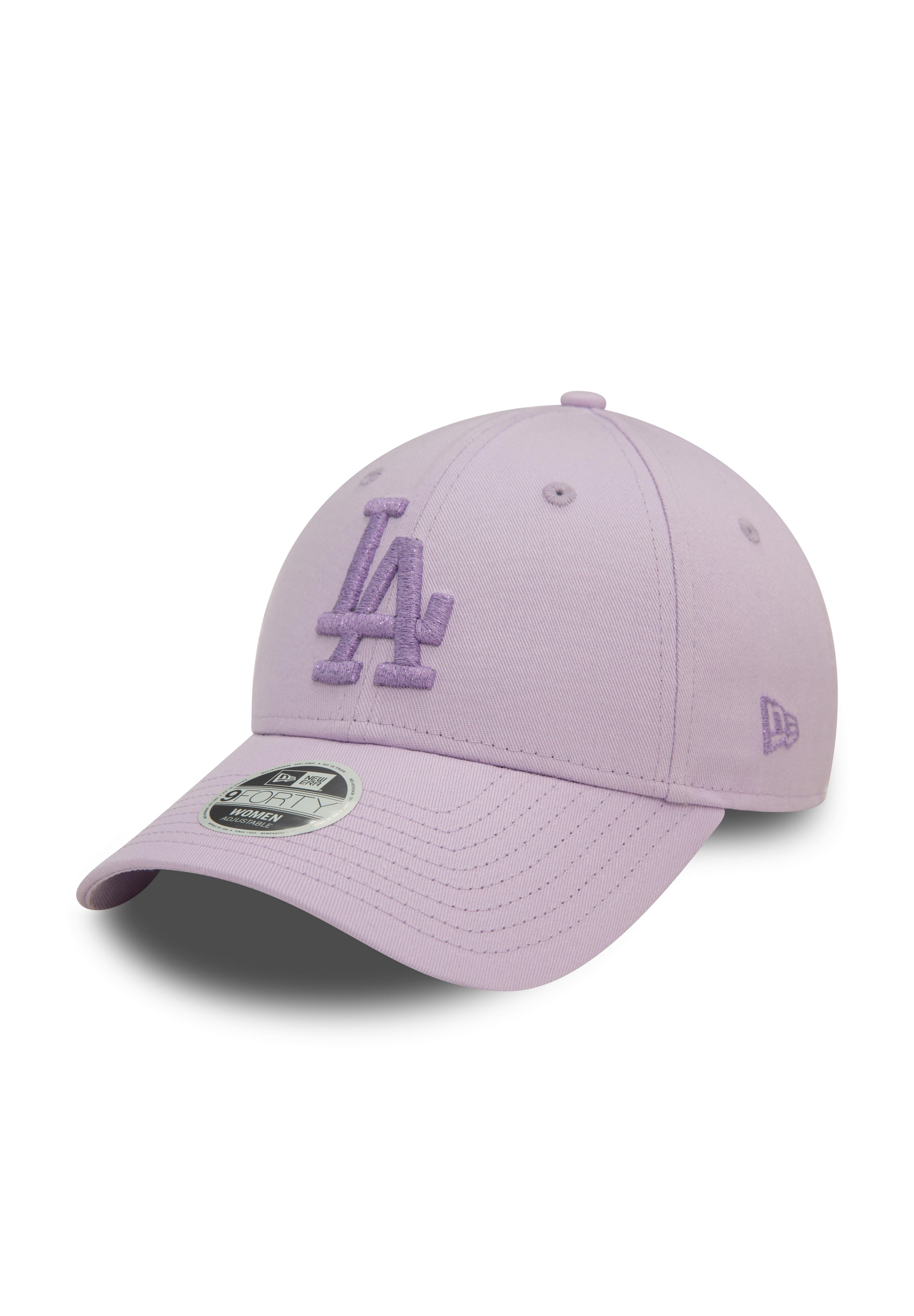 Baseball Cap Los Angeles Dodgers MLB Metallic Logo Lila 9Forty Verstellbare Damen C