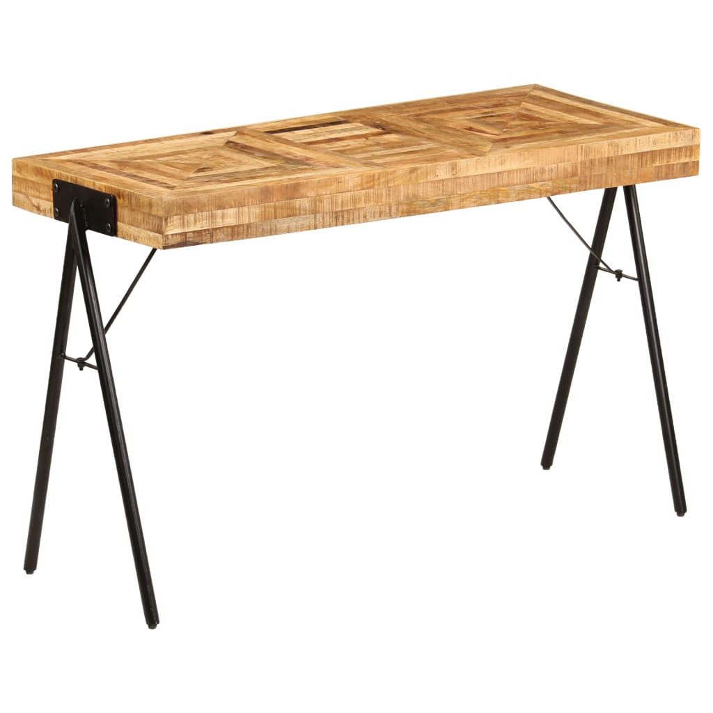 vidaXL Schreibtisch Schreibtisch Massivholz 118 x 50 x 75 cm