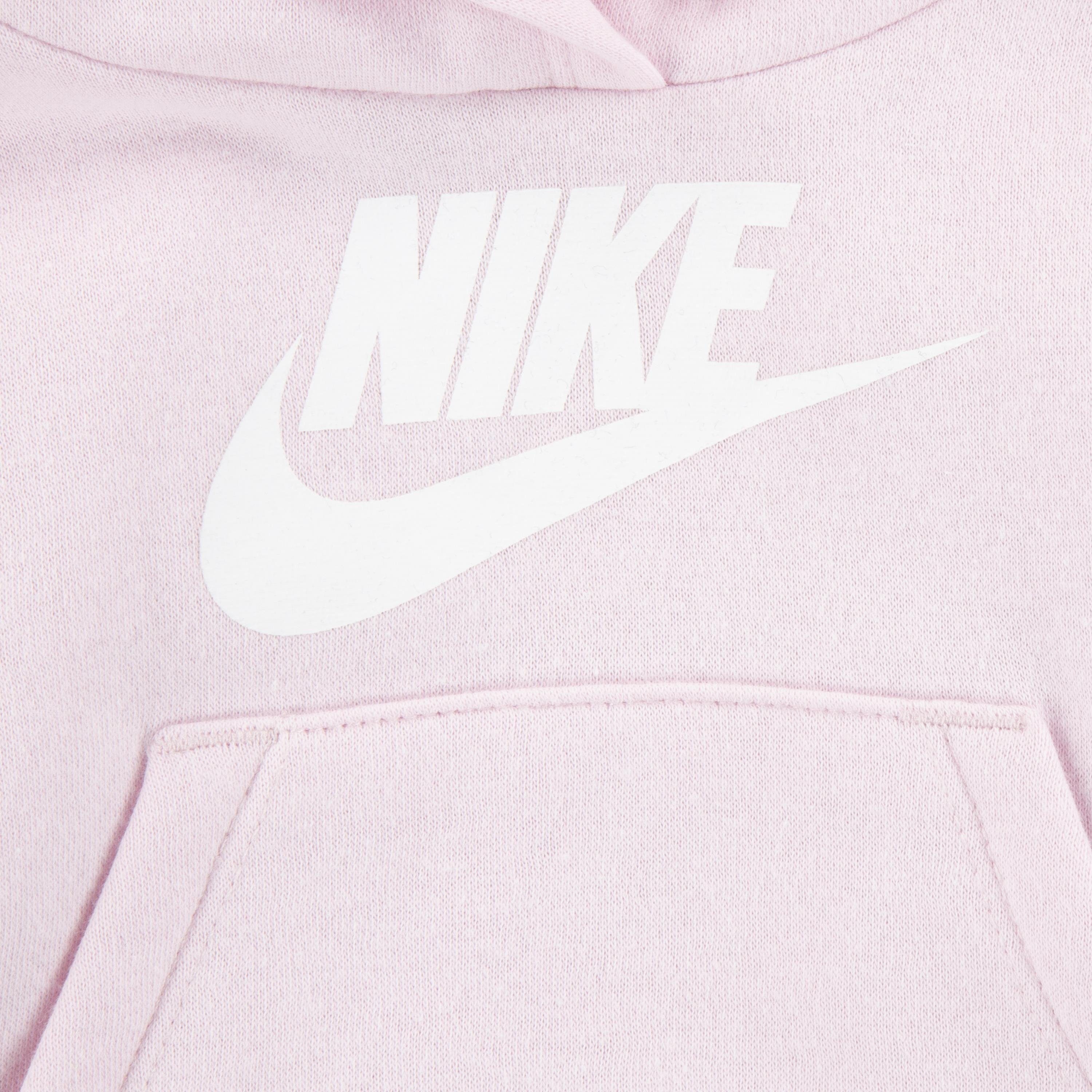 Nike Sportswear Jogginganzug CLUB rosa FLEECE SET