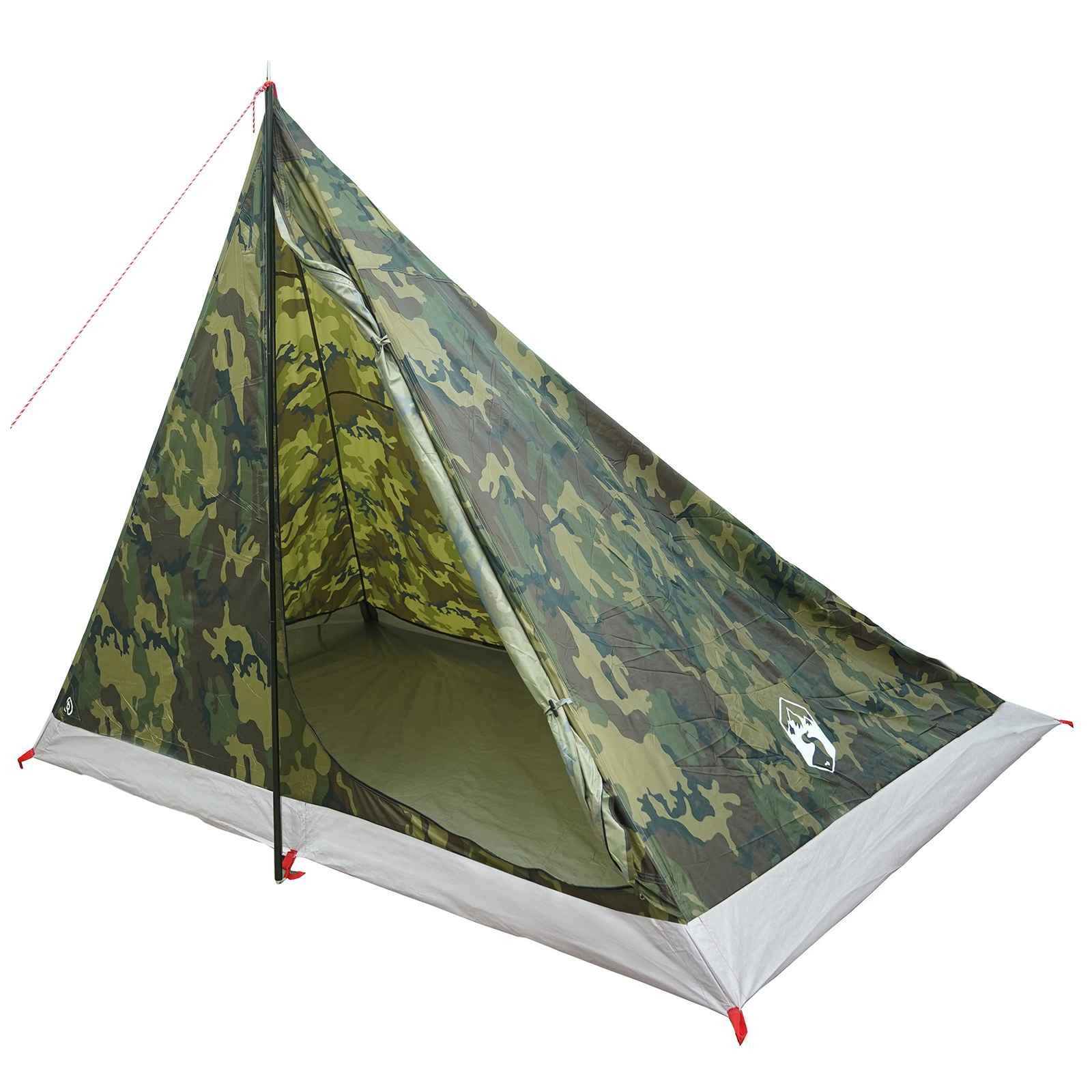vidaXL Kuppelzelt Trekkingzelt Tarnung 4-Personen, (1 tlg)