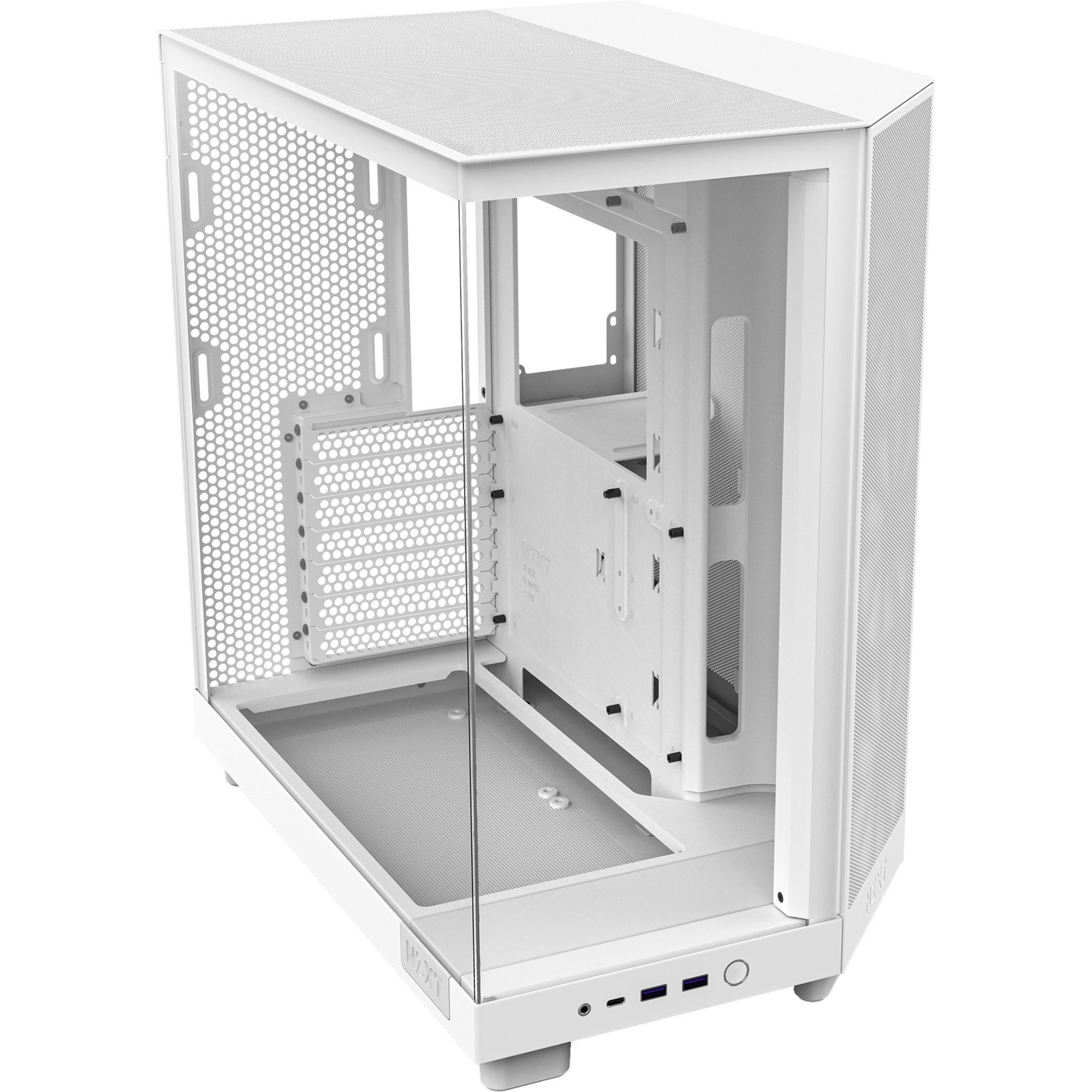 NZXT PC-Gehäuse NZXT H6 Flow, Tower-Gehäuse, (Tempered Glass)