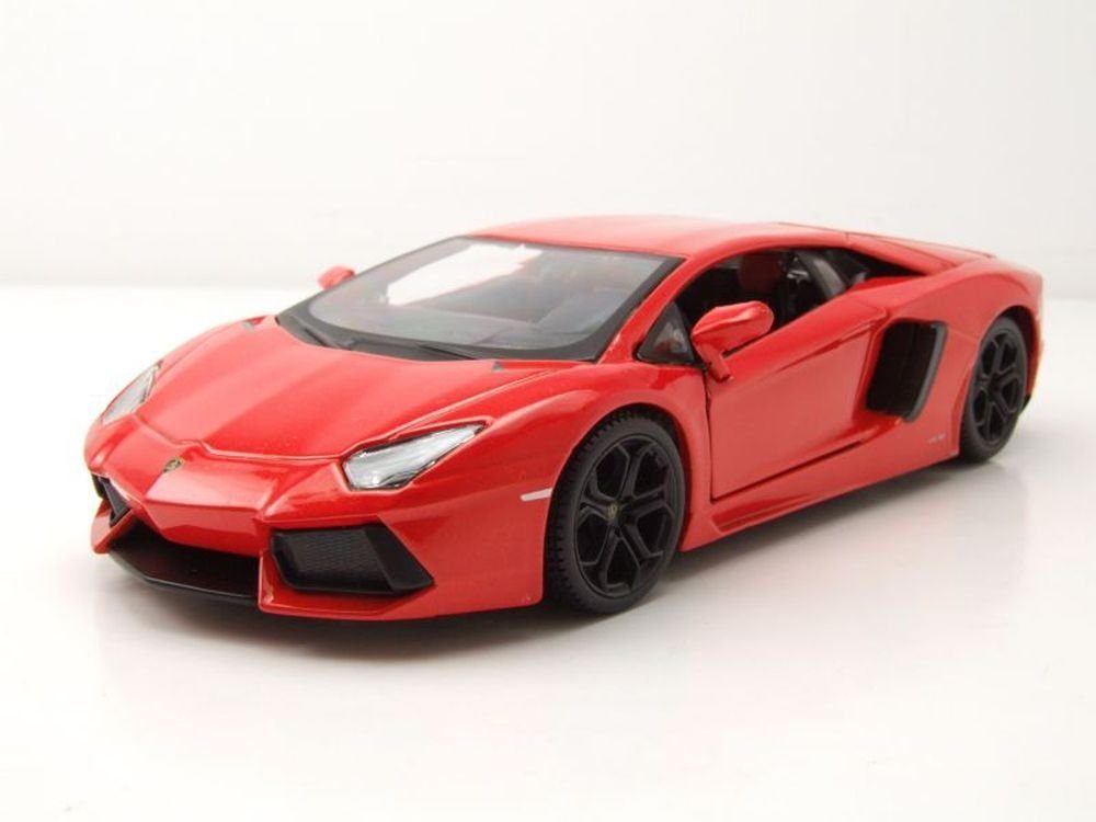 Maisto® Modellauto Lamborghini Aventador LP700-4 orange metallic Modellauto 1:24 Maisto, Maßstab 1:24