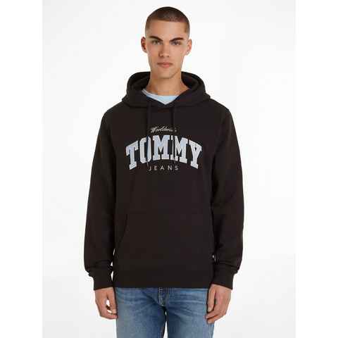 Tommy Jeans Kapuzensweatshirt TJM REG NY VARSITY HOODIE mit Kordel