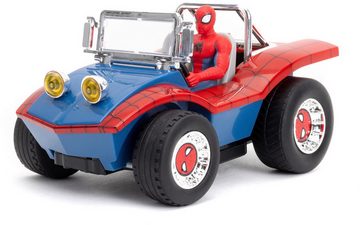 JADA Modellauto Jada ferngesteuertes Auto Hollywood R. RC Marvel Spider-Man Buggy 1:24