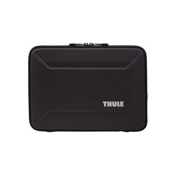 Thule Laptoptasche Gauntlet 4 MacBook Sleeve 14" Black, Laptop Hülle, schwarz, Muschel Design, MacBook Sleeve, Kantenschutz