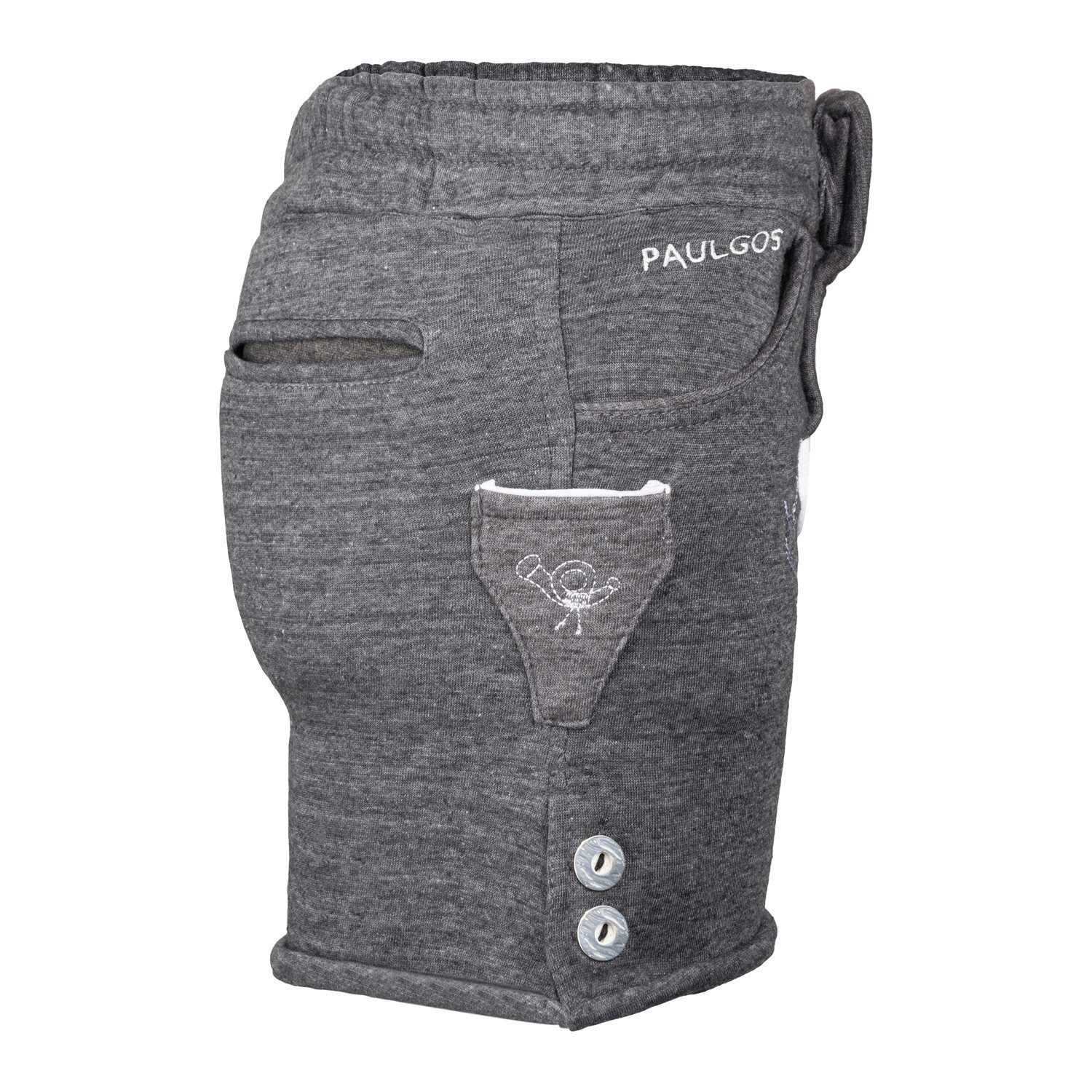 PAULGOS Trachtenhose Kinder Jogginghose Design Kurz Sweathose Bermuda Shorts JOK-KK2 – Bild 2 von 3